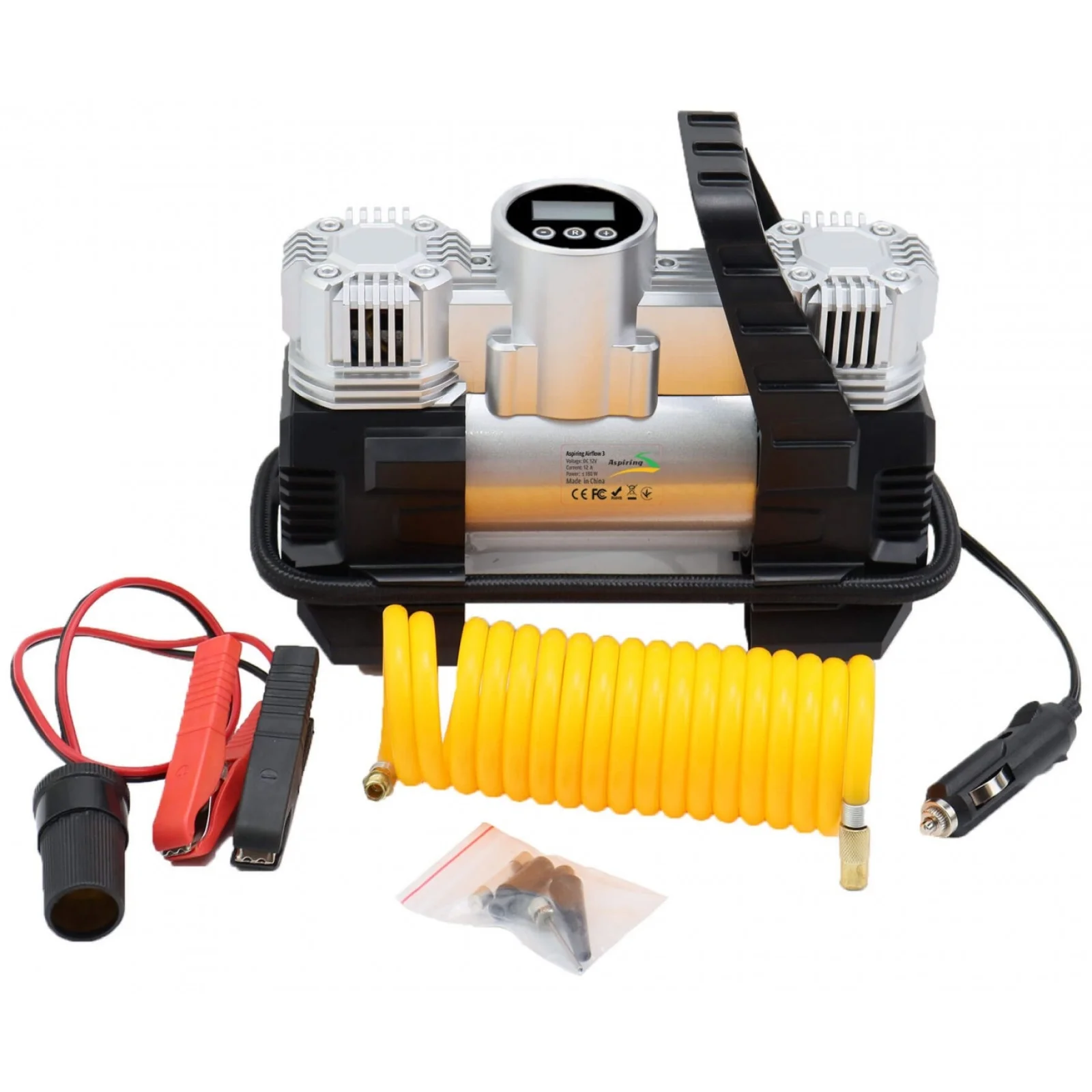 Автокомпресор Aspiring Airflow 3 Metal 85L 180W (AF00505) UA
