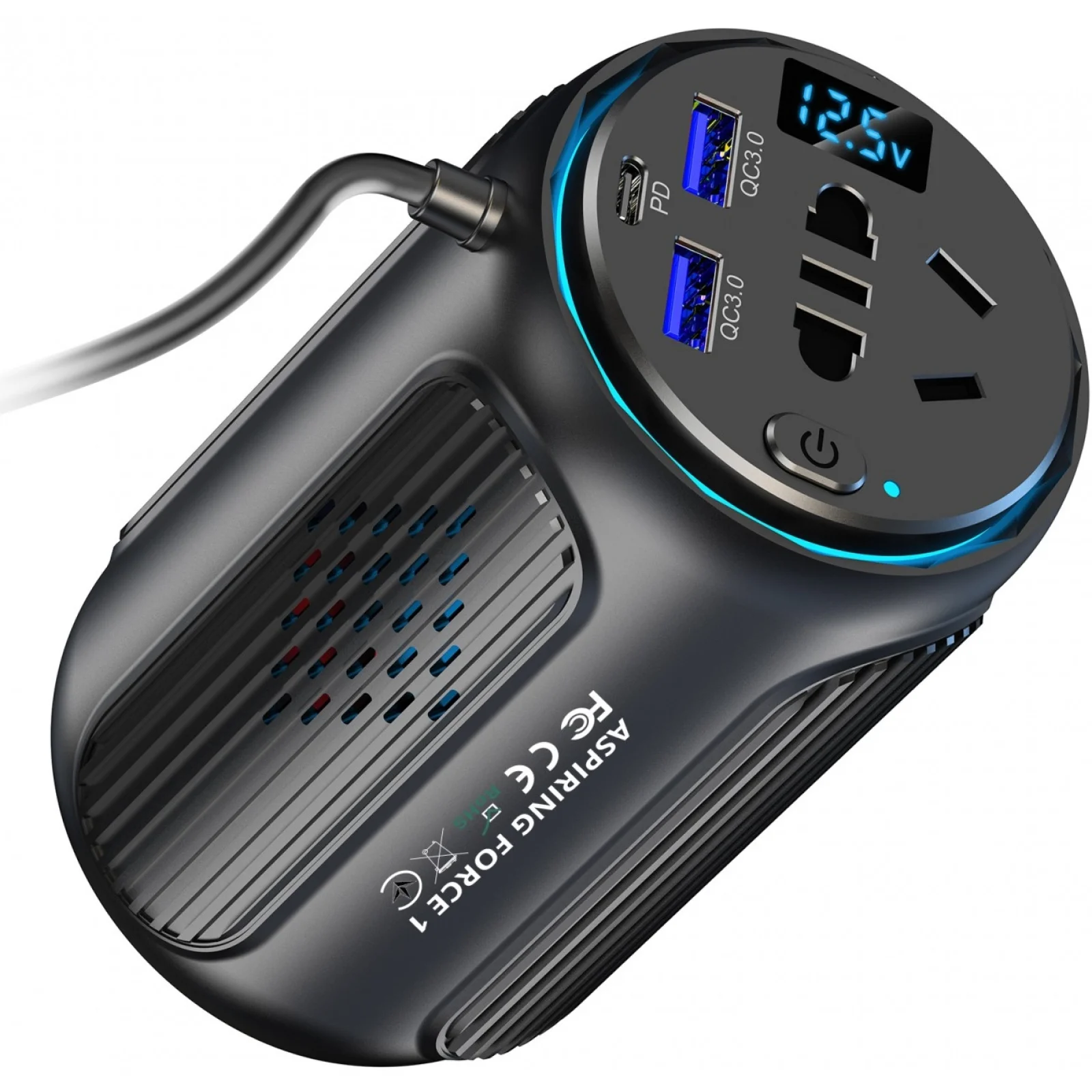 Автомобільний інвертор Aspiring Force 1 150W PD20W (FC.150) UA