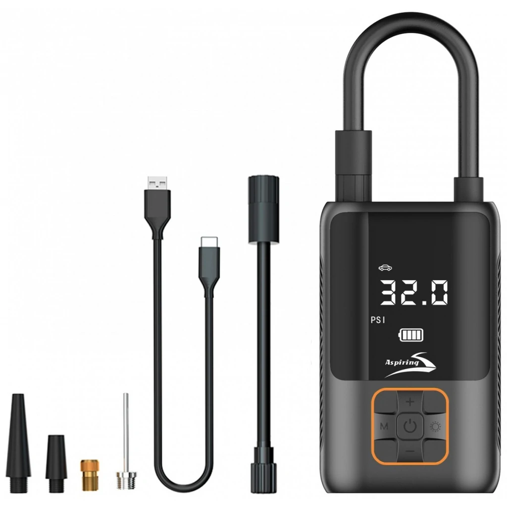 Автокомпресор Aspiring Storm 4 PowerBank (ST20PB) UA