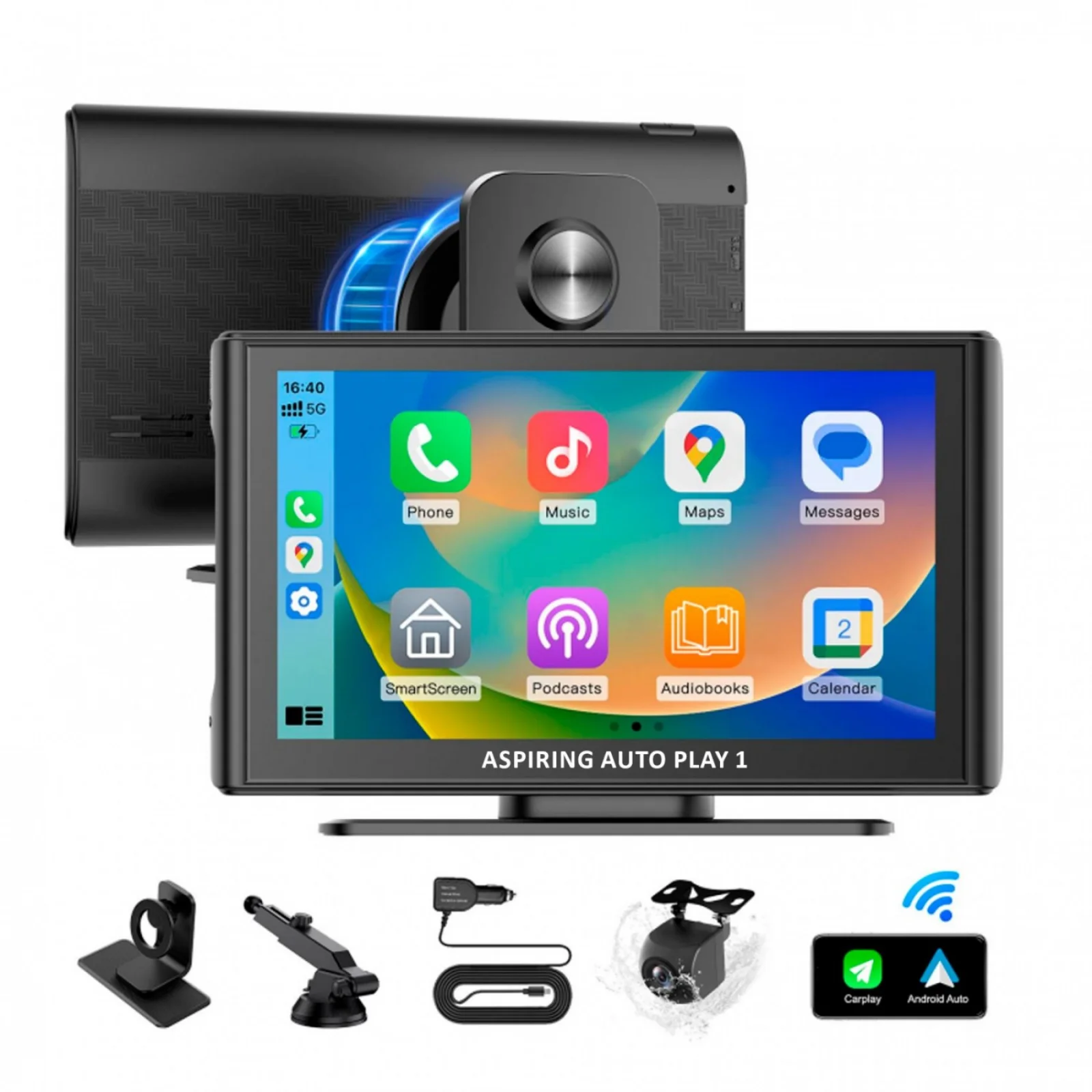 Автомобільний монітор Aspiring Auto Play 1, Magnet, CarPlay, Android Auto UA