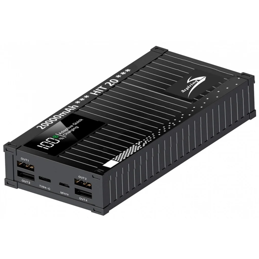 Зовнішній акумулятор Aspiring Hit 20 PD22.5W 20000mAh (PPHT.H02) UA
