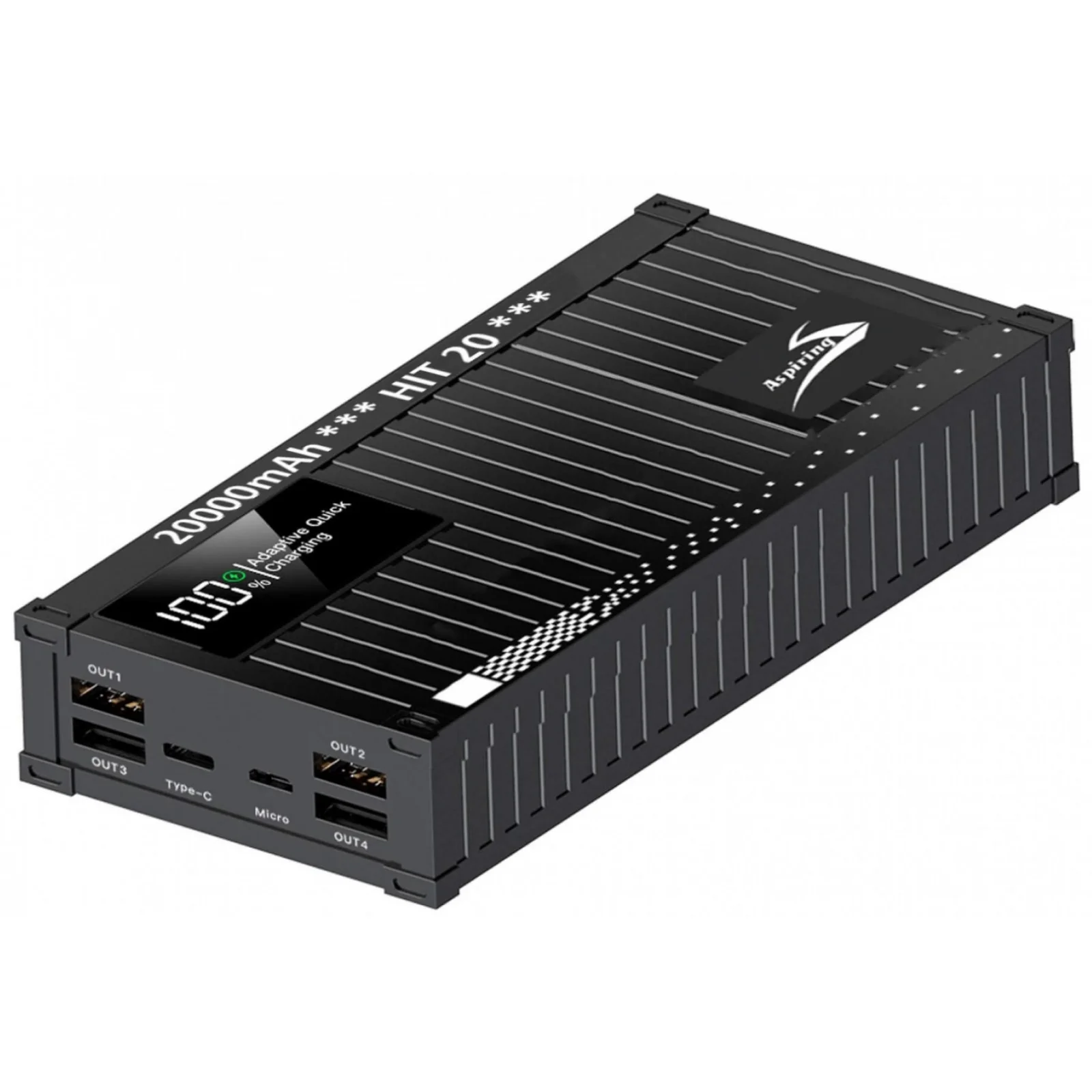 Зовнішній акумулятор Aspiring Hit 20 PD22.5W 20000mAh (PPHT.H02) UA