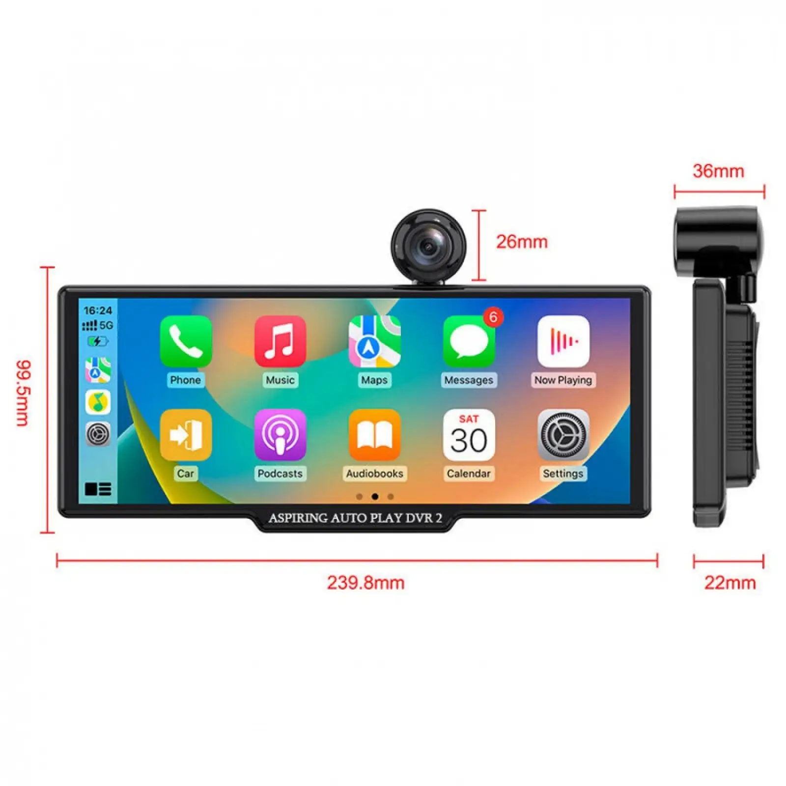 Автомобільний монітор Aspiring Auto Play DVR 2 (DVR-S802) UA
