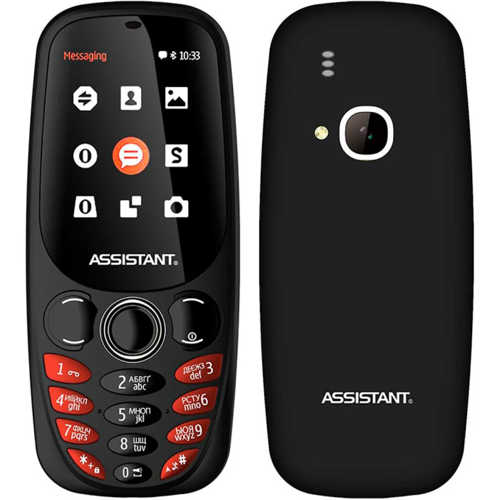 Мобільний телефон Assistant AS-201 Dual Sim Black UA