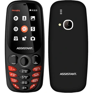 Телефон Assistant AS-201 Dual Sim Black UA