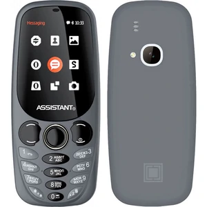 Телефон Assistant AS-201 Dual Sim Grey UA