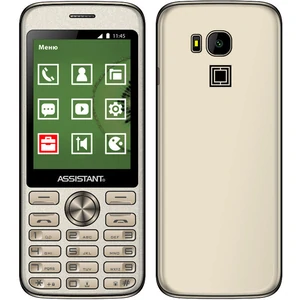 Телефон Assistant AS-204 Dual Sim Gold UA