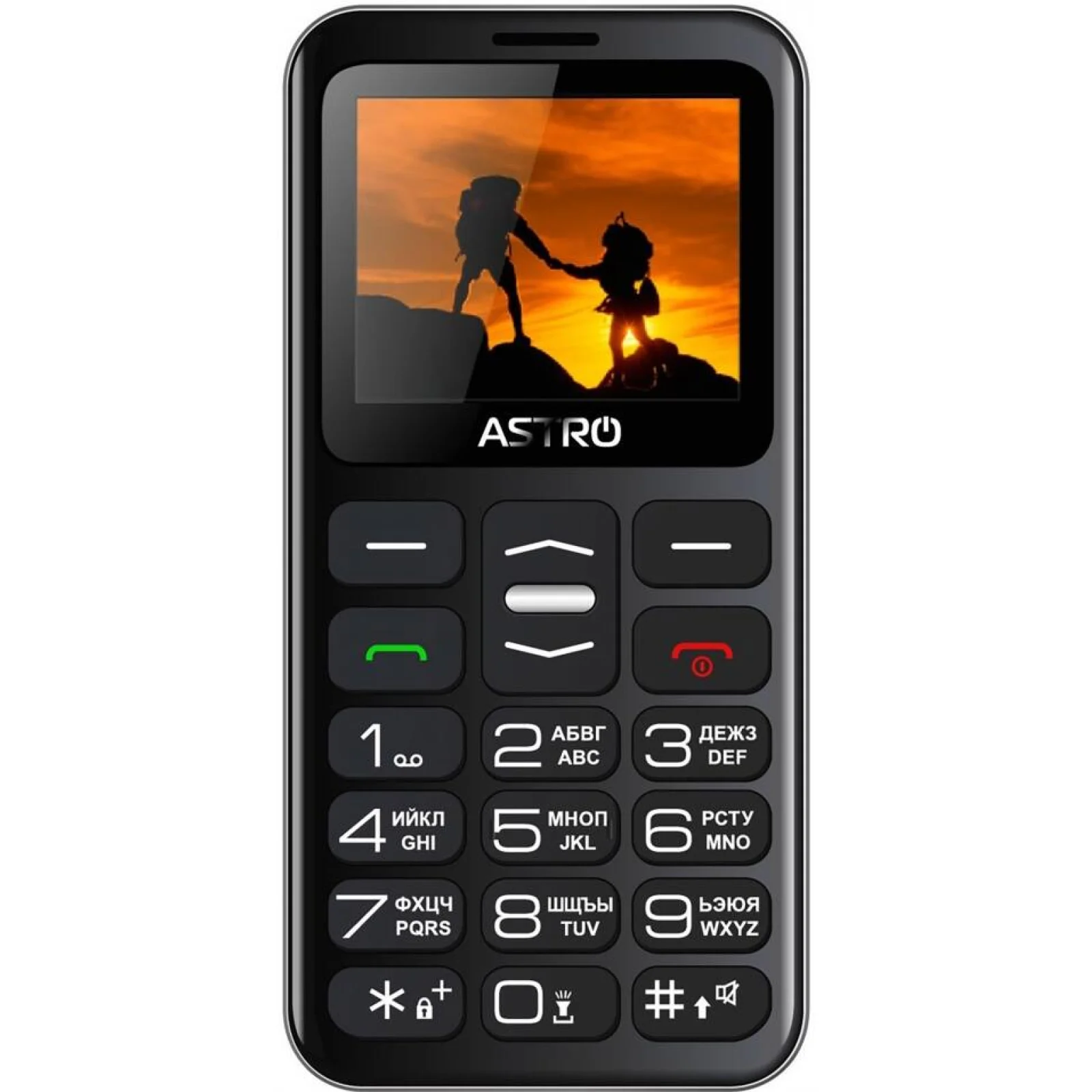Мобільний телефон Astro A169 Black/Gray UA
