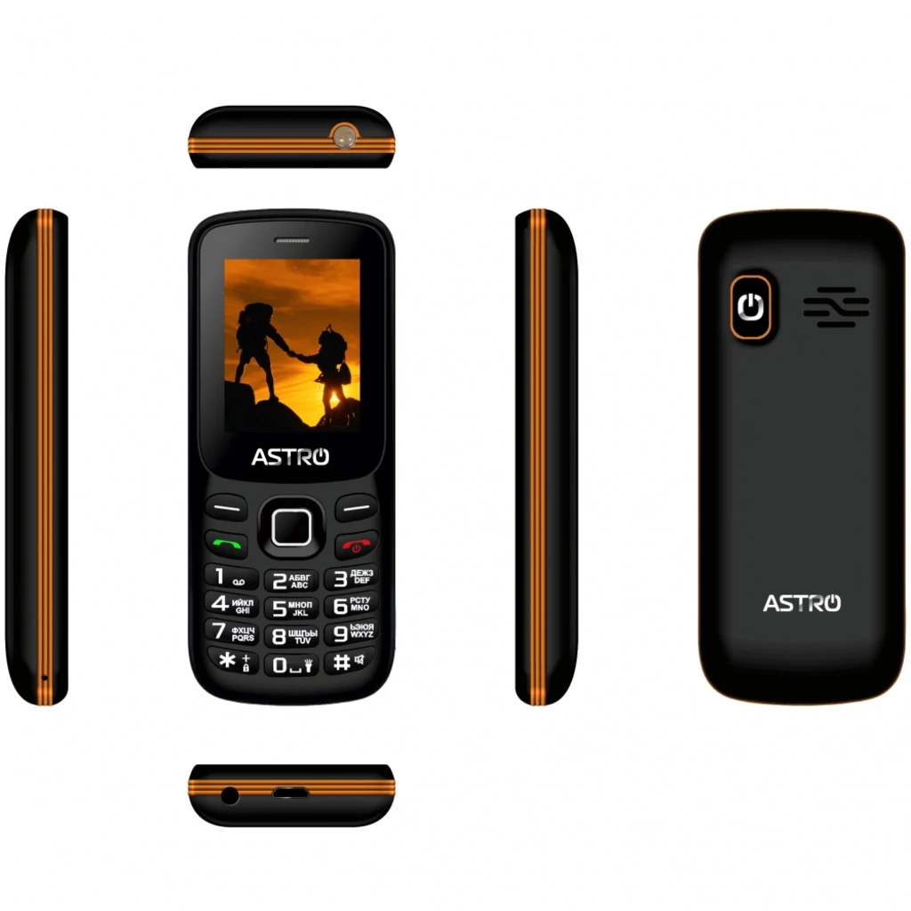 Мобильный телефон Astro A173 Black/Orange UA