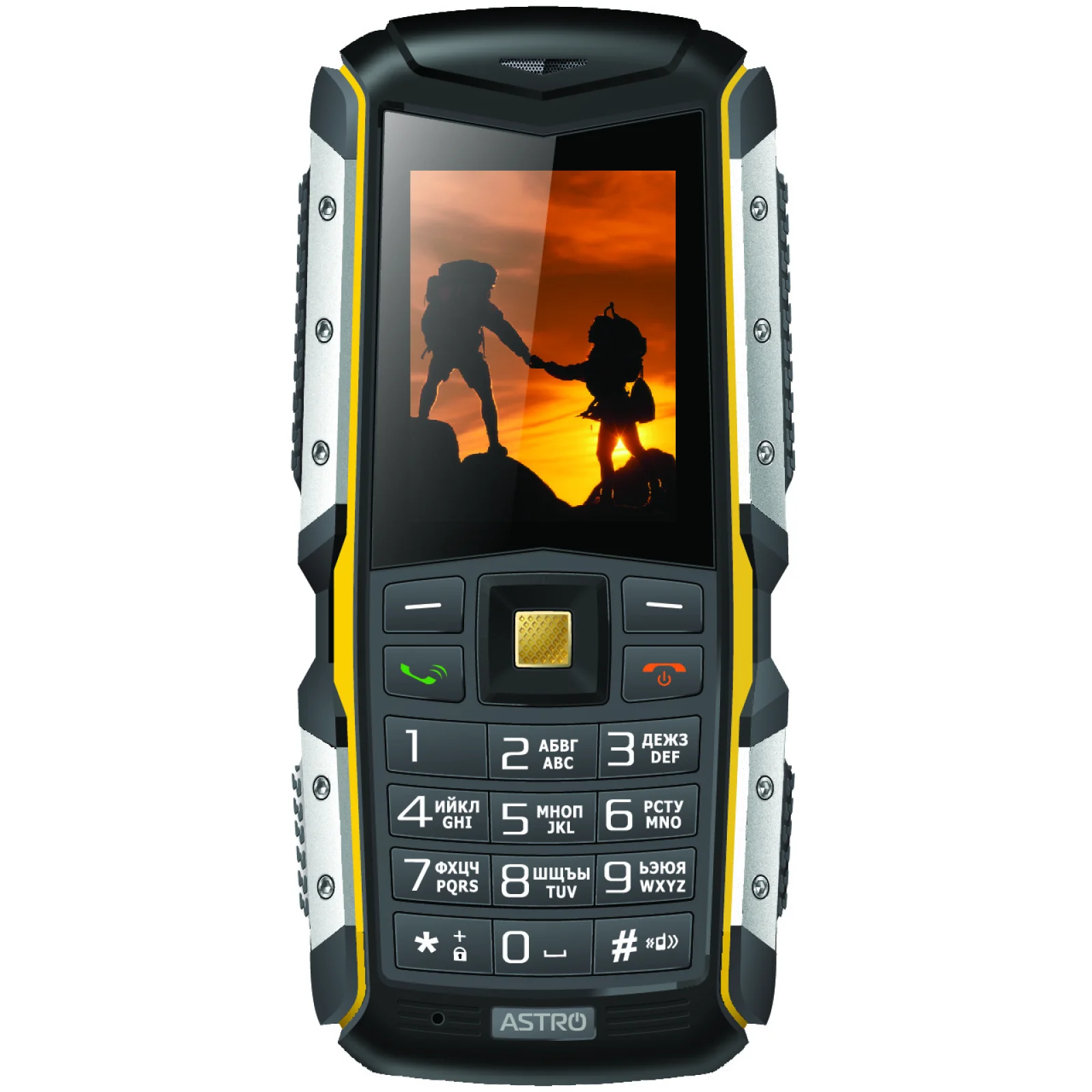 Мобильный телефон Astro A200RX Black/Yellow UA