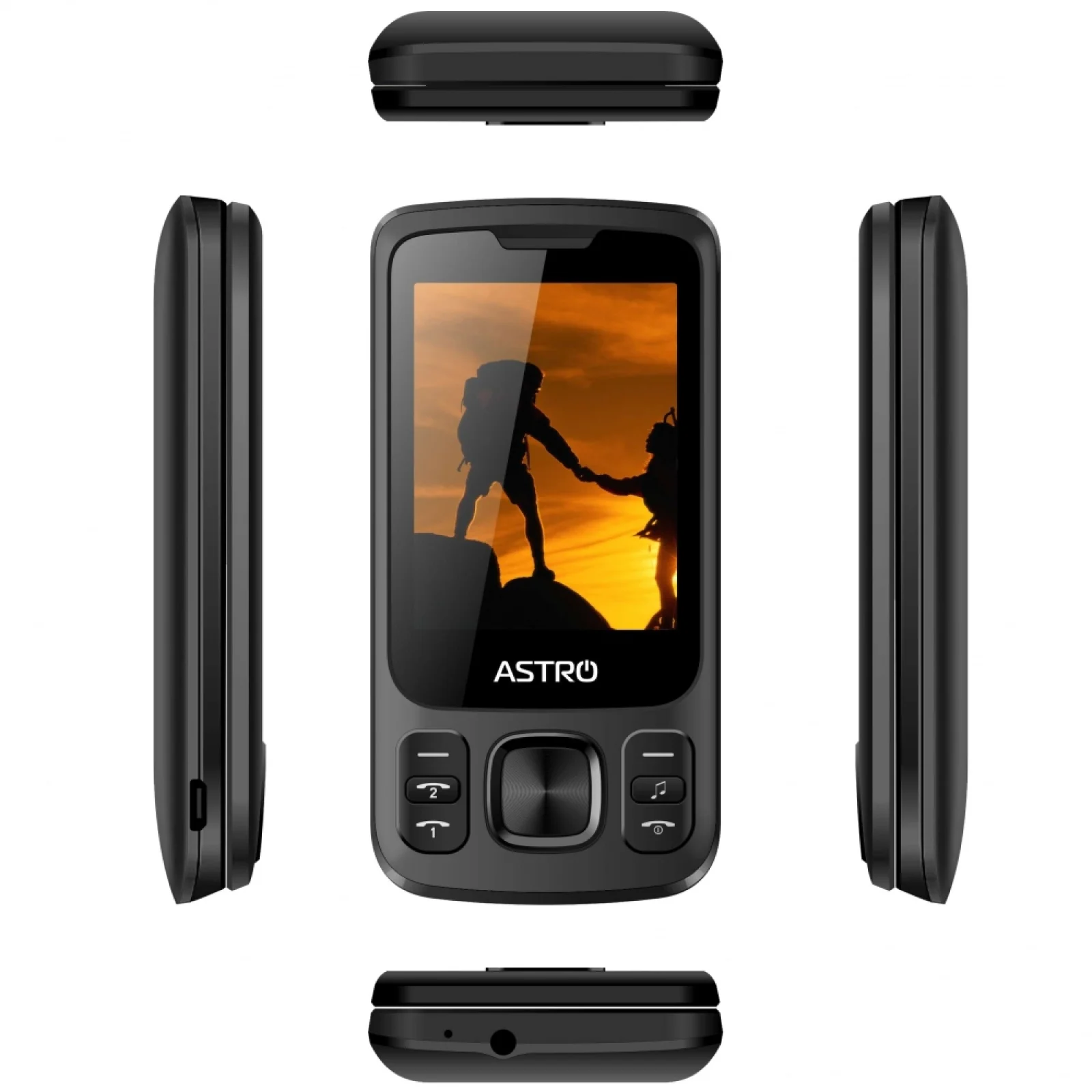 Мобільний телефон Astro A225 Black UA
