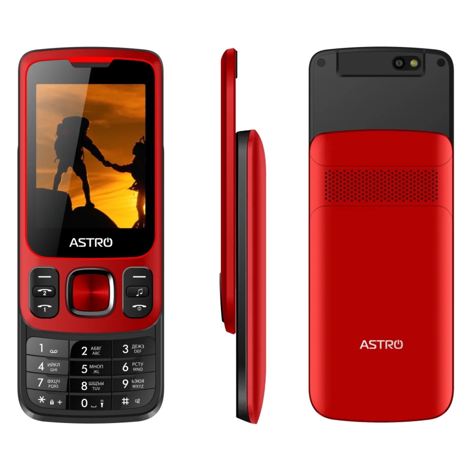 Мобільний телефон Astro A225 Red UA