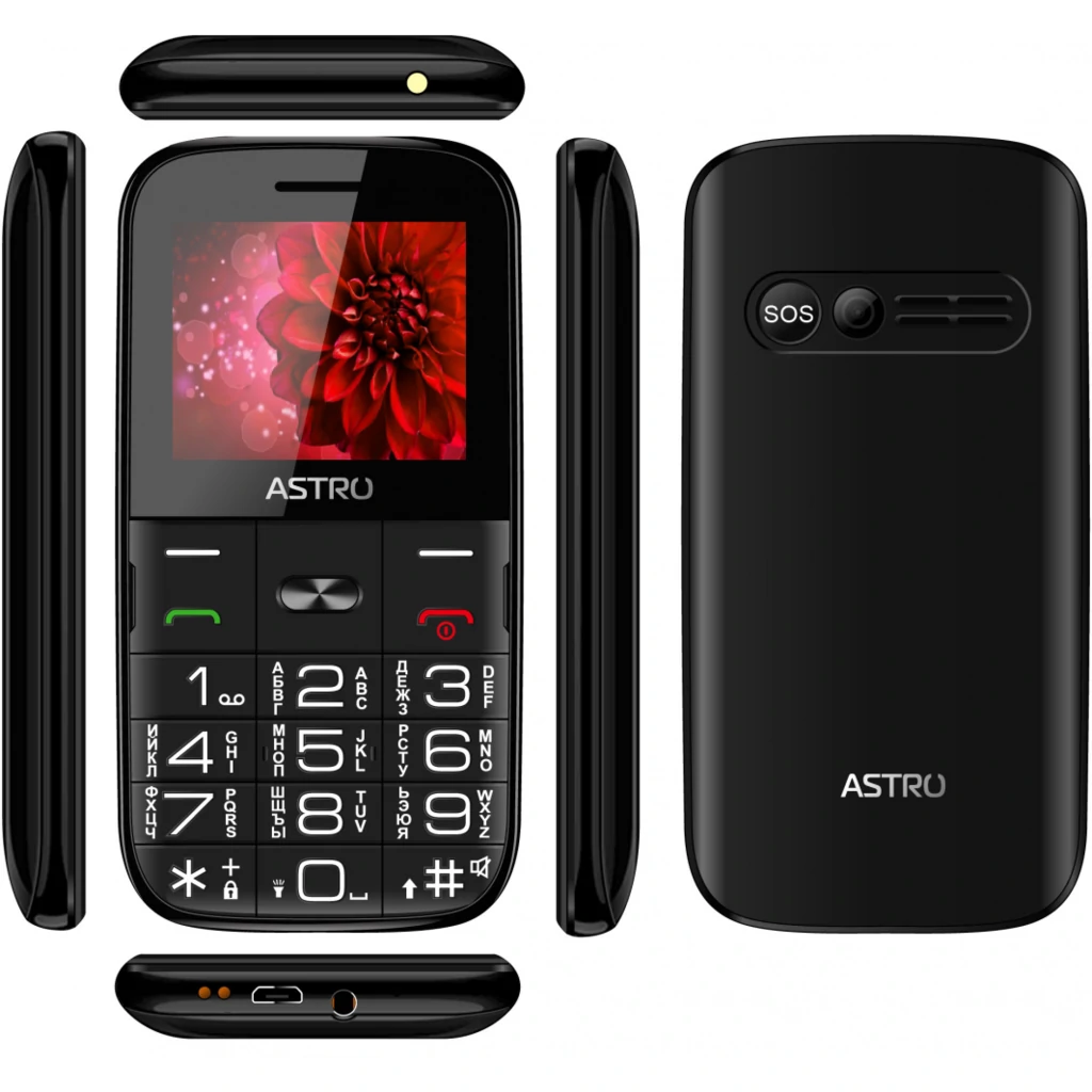Мобільний телефон Astro A241 Black UA
