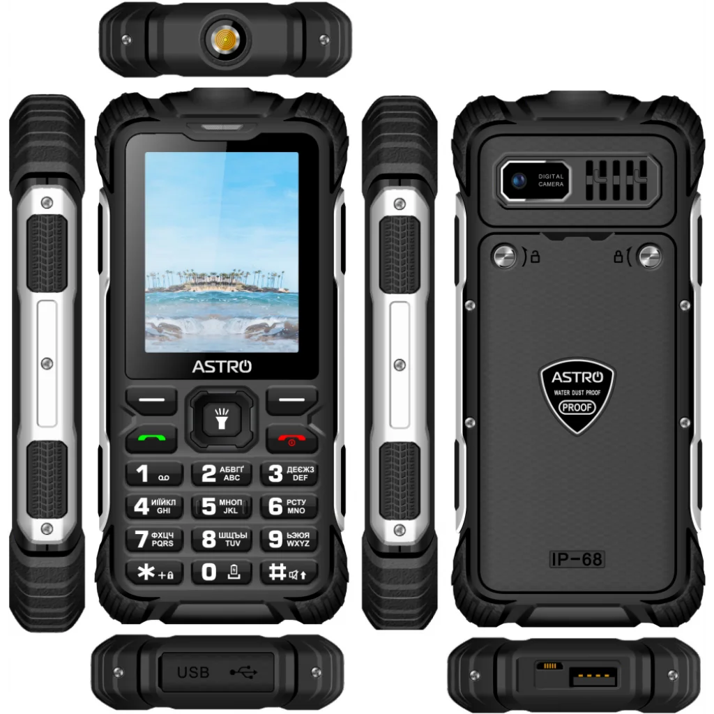 Мобільний телефон Astro A243 Black UA