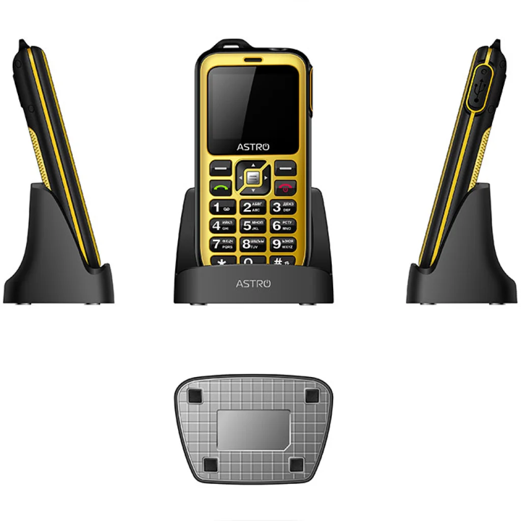 Мобильный телефон Astro B200RX Yellow UA