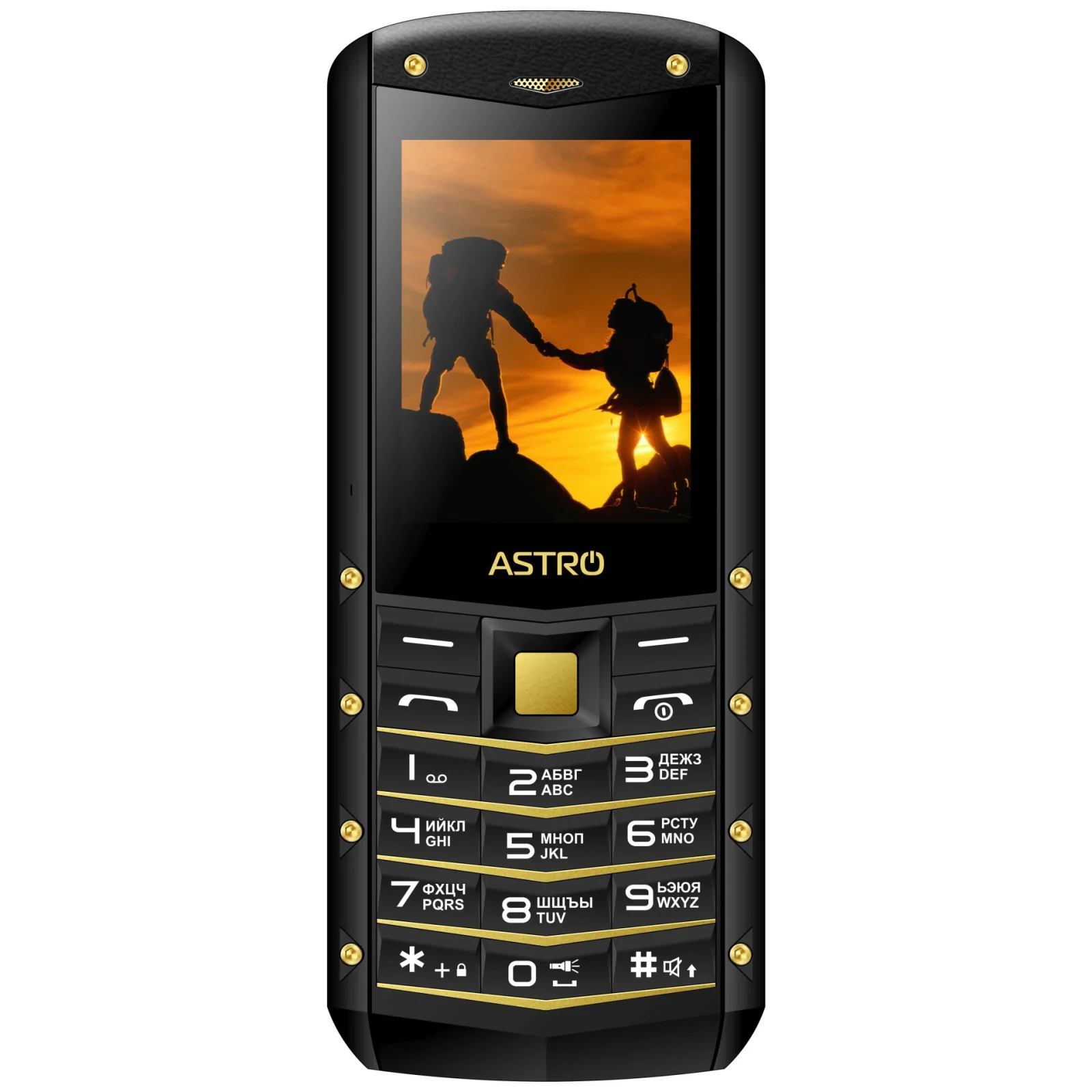 Мобильный телефон Astro B220 Black/Gold UA