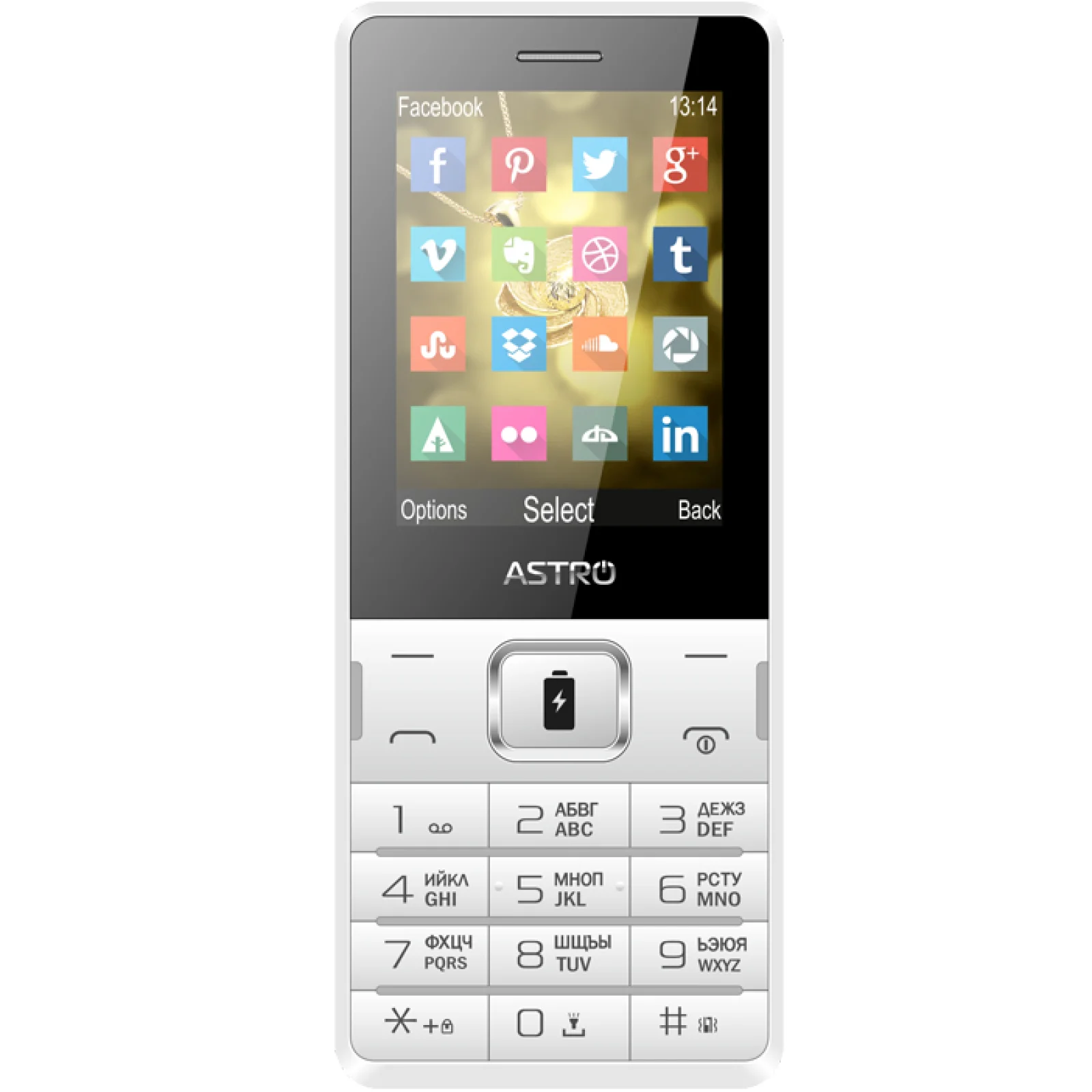 Мобільний телефон Astro B245 White UA