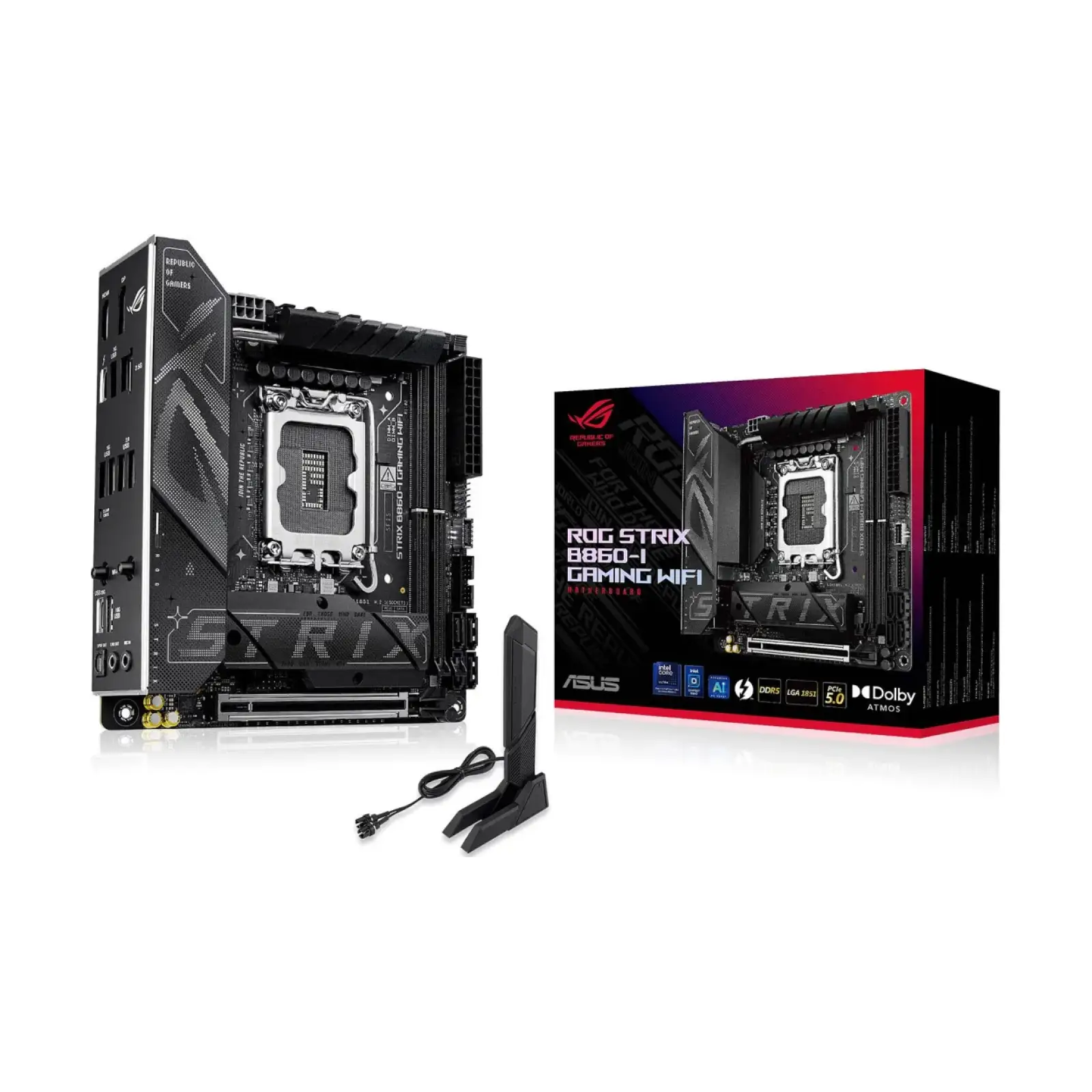 Материнська плата Asus ROG STRIX B860-I Gaming WIFI s-1851 UA