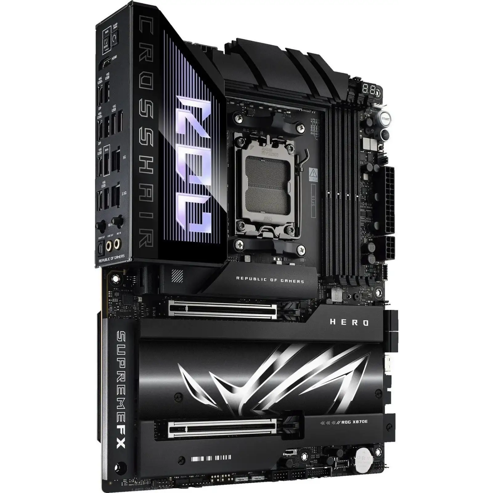 Материнська плата Asus ROG Crosshair X870E Hero s-AM5