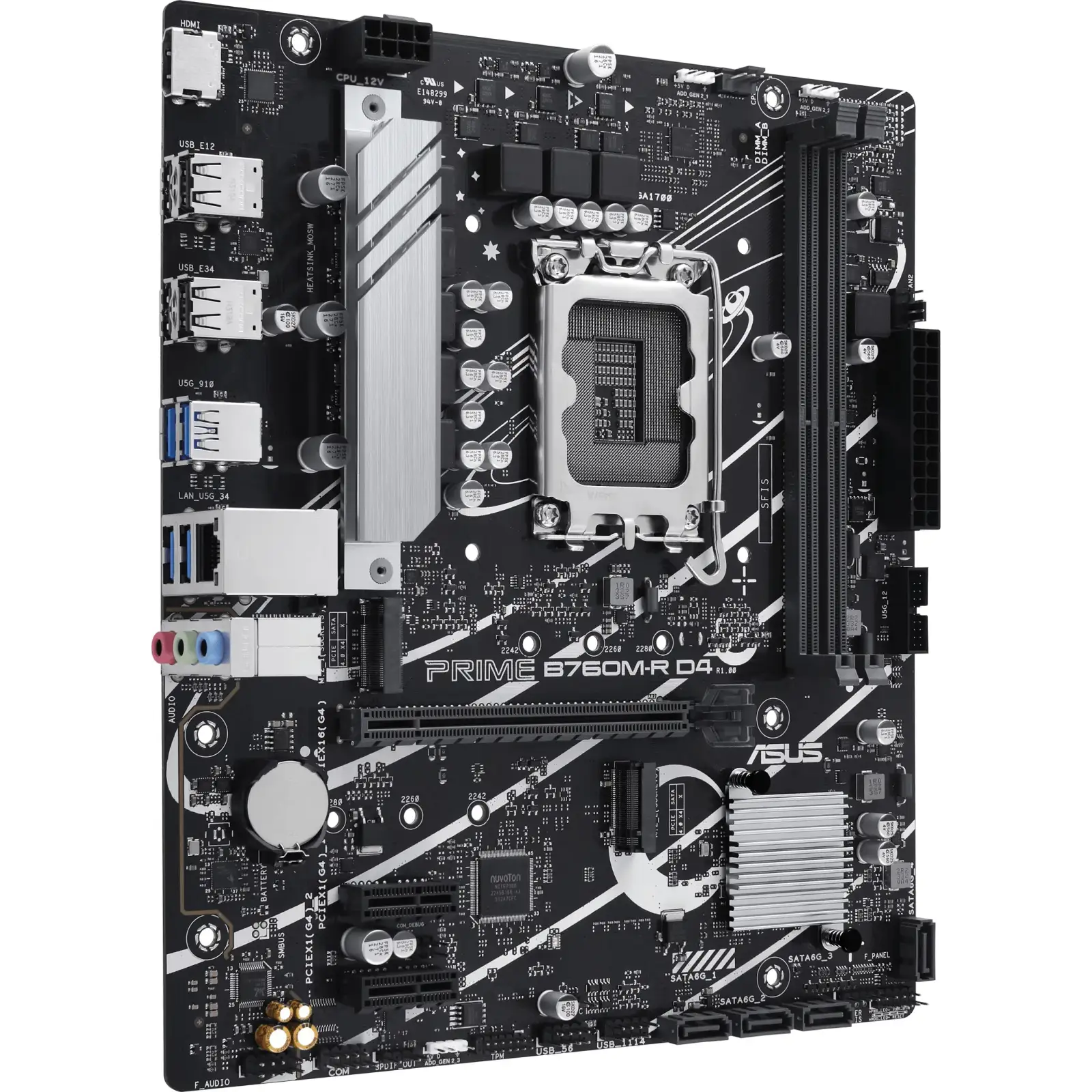 Материнская плата Asus Prime B760M-R D4 s-1700 UA