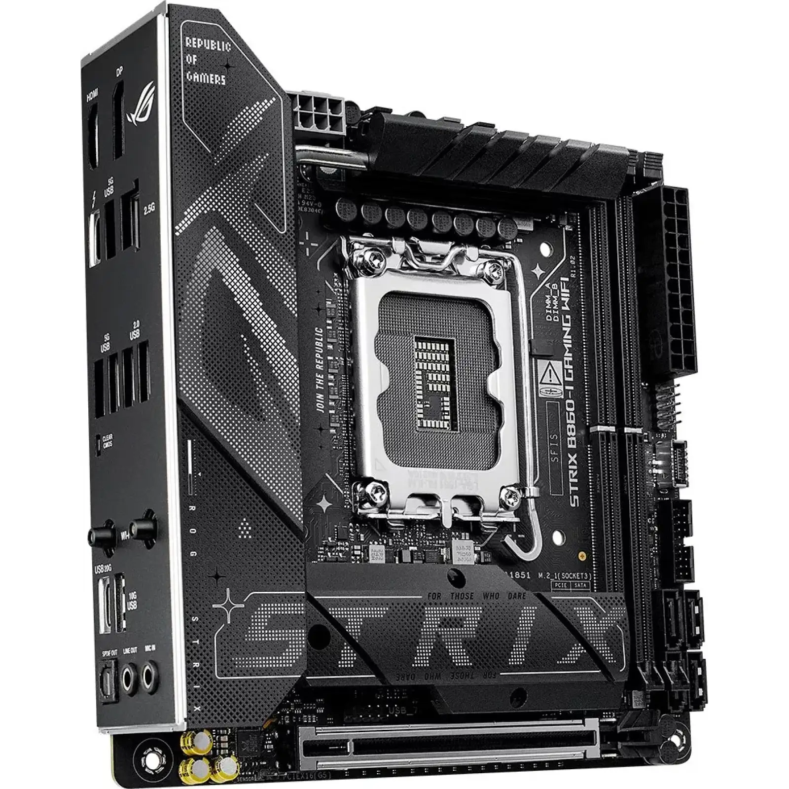 Материнська плата Asus ROG STRIX B860-I Gaming WIFI s-1851 UA