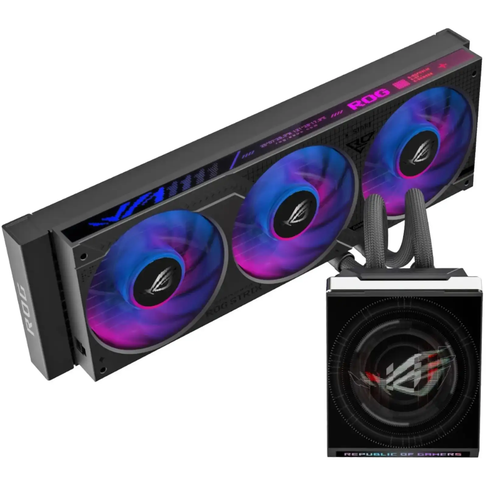 Система водяного охлаждения Asus ROG Strix SLC IV 360 ARGB LCD Black (90RC01S1-B0EAY0) UA