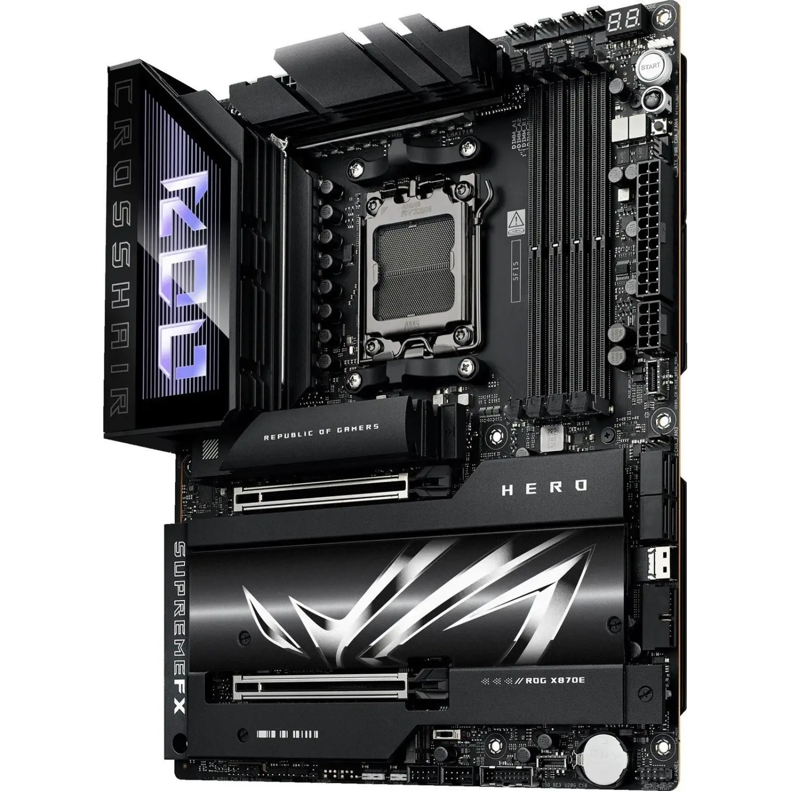 Материнська плата Asus ROG Crosshair X870E Hero s-AM5