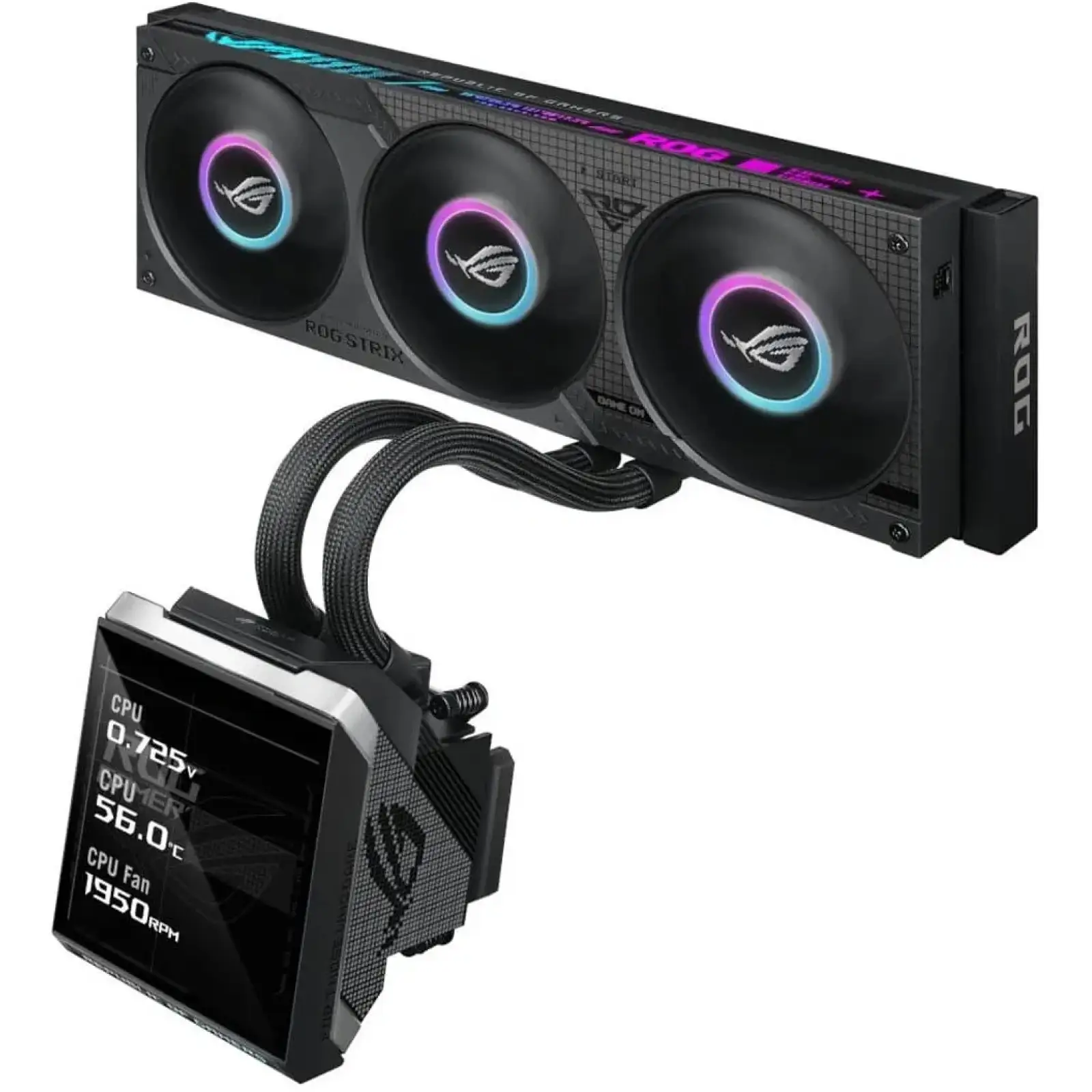 Система водяного охлаждения Asus ROG Strix SLC IV 360 ARGB LCD Black (90RC01S1-B0EAY0) UA