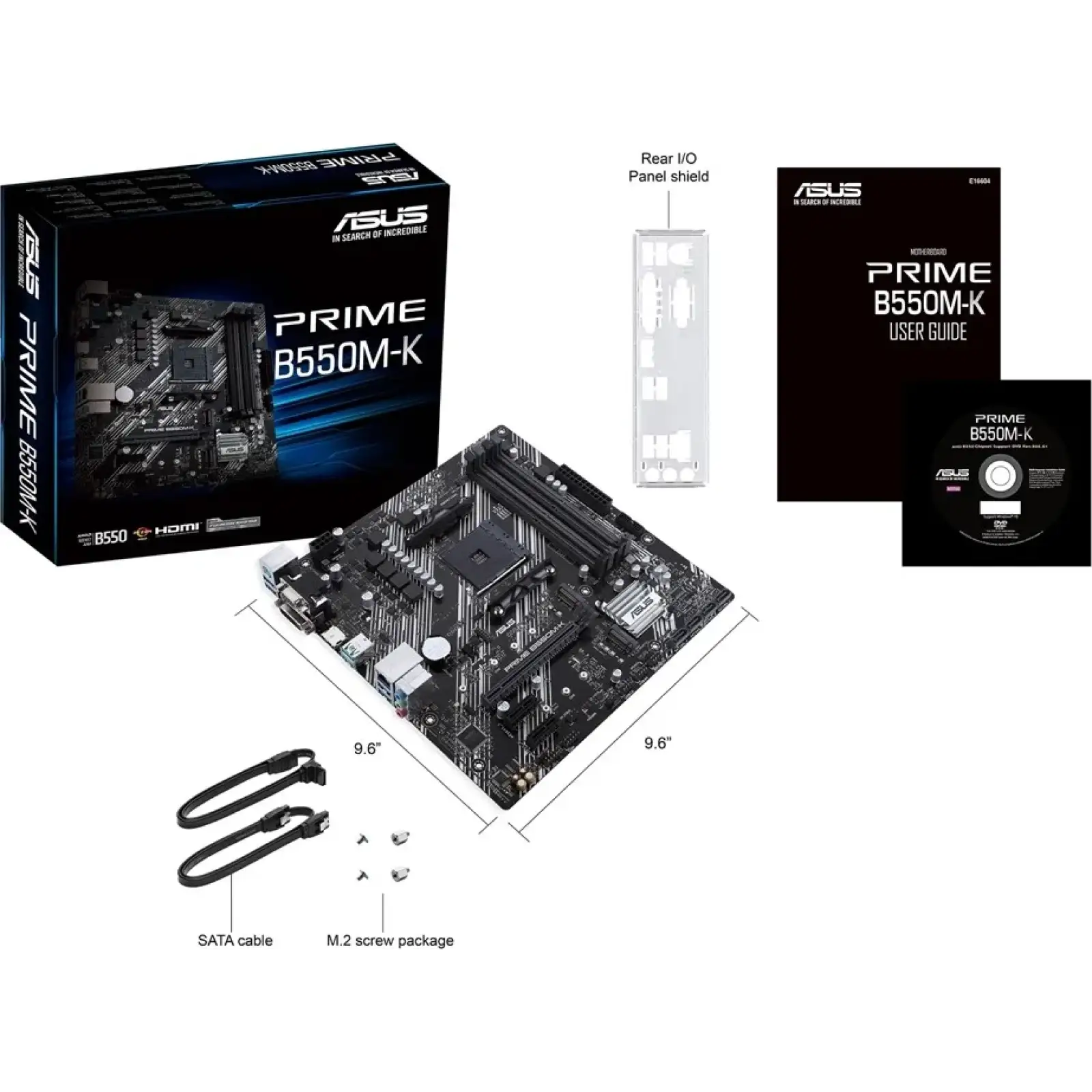 Материнская плата ASUS PRIME B550M-K s-AM4 UA