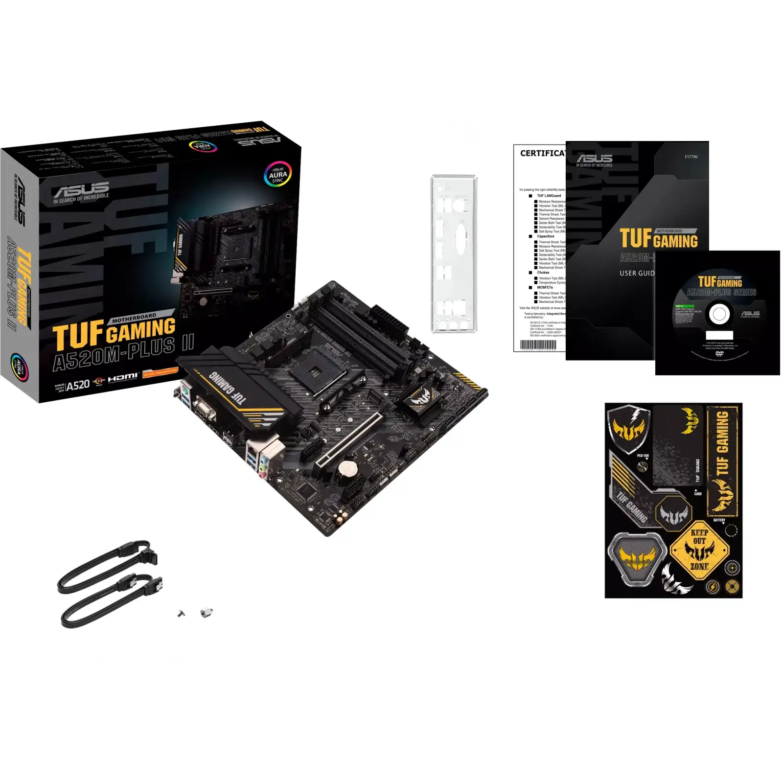 Материнская плата Asus TUF Gaming A520M-Plus II s-AM4 UA