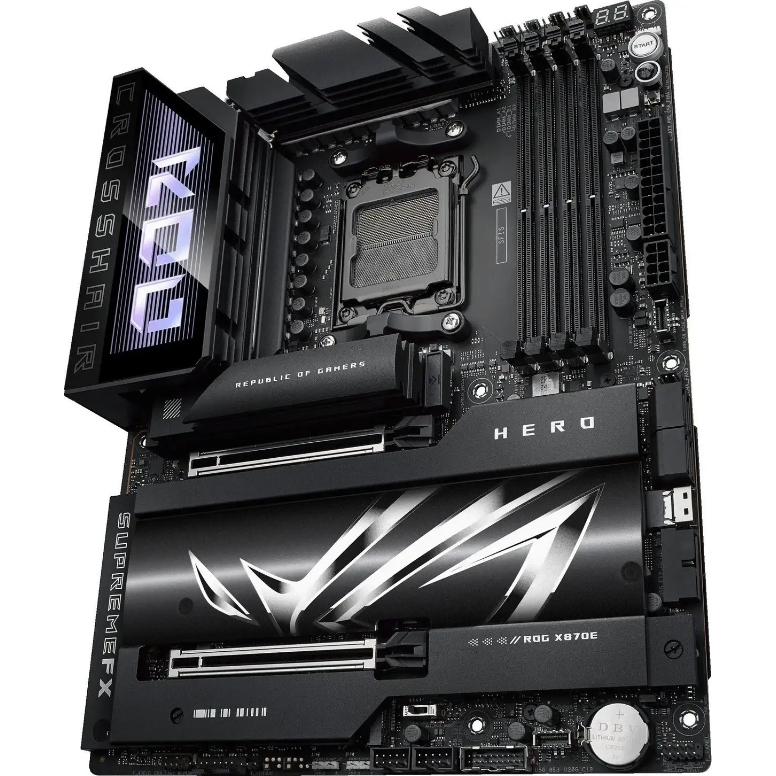 Материнська плата Asus ROG Crosshair X870E Hero s-AM5