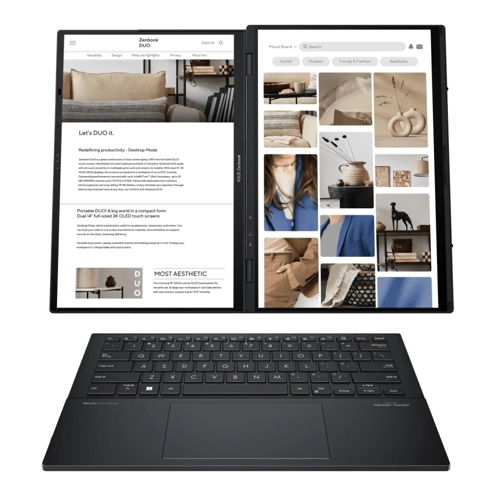 Ноутбук ASUS Zenbook Duo UX8406CA-QL047X (90NB14X1-M001P0) UA