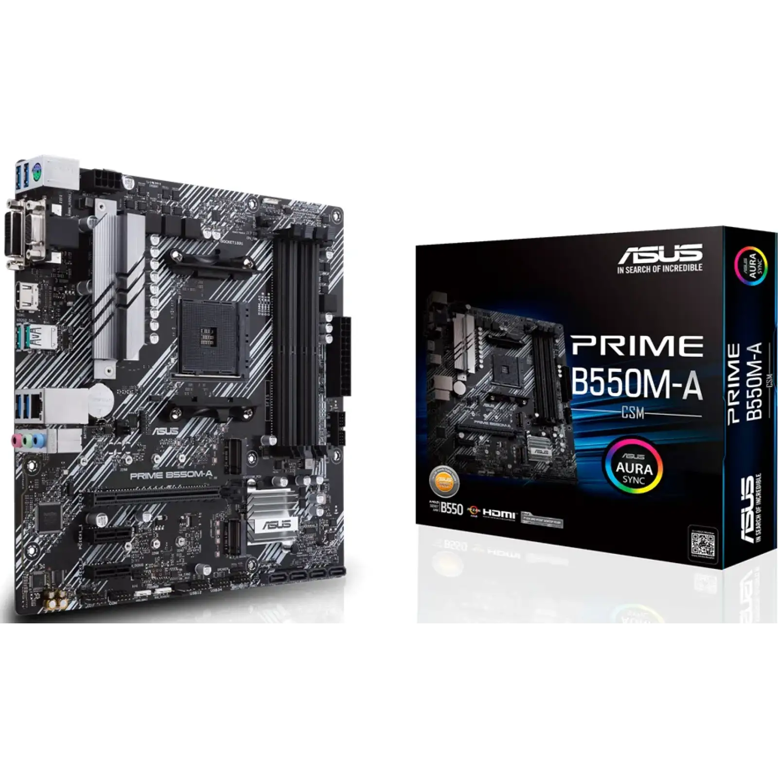 Материнська плата Asus Prime B550M-A/CSM s-AM4 UA