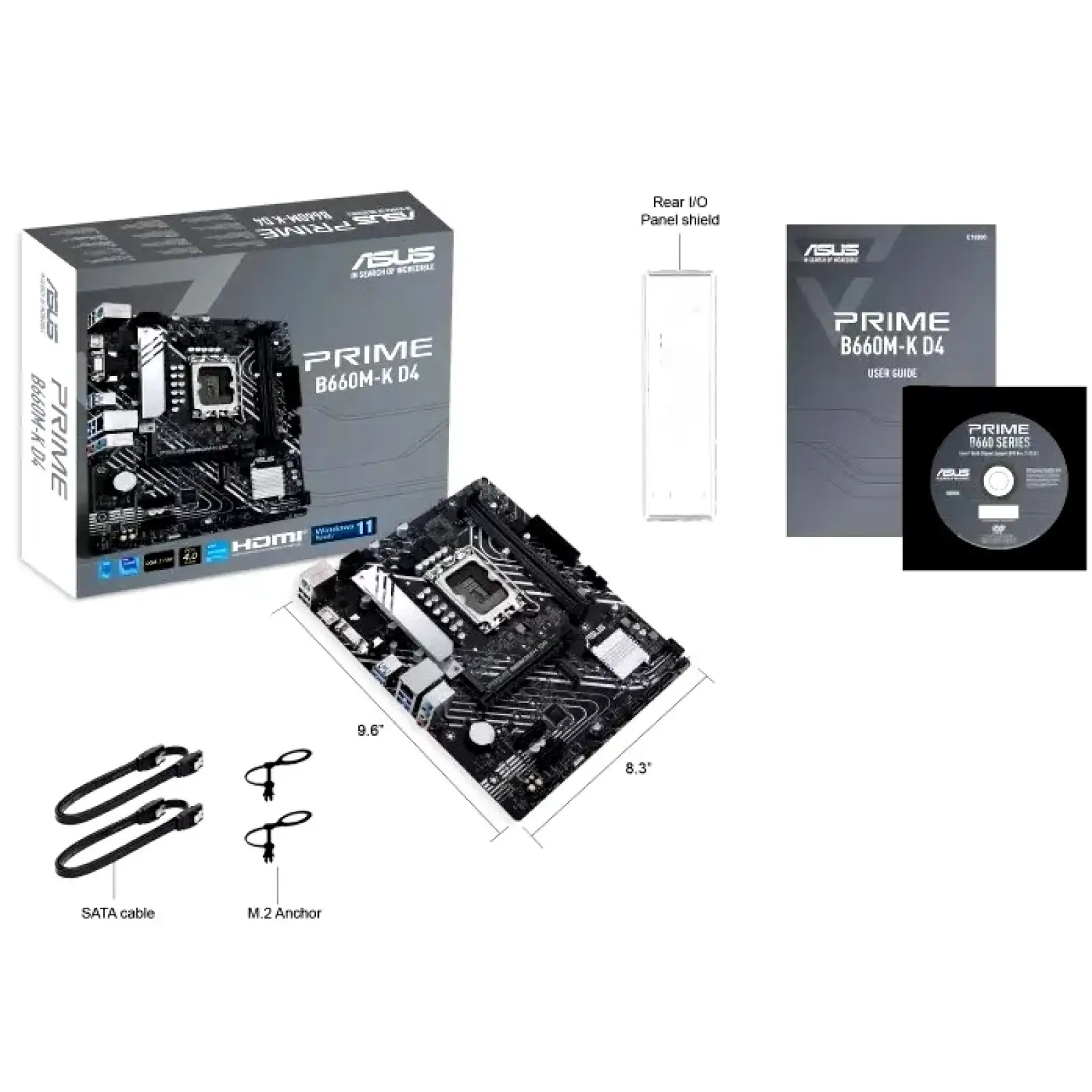 Материнская плата ASUS PRIME B660M-K D4 s-1700 UA