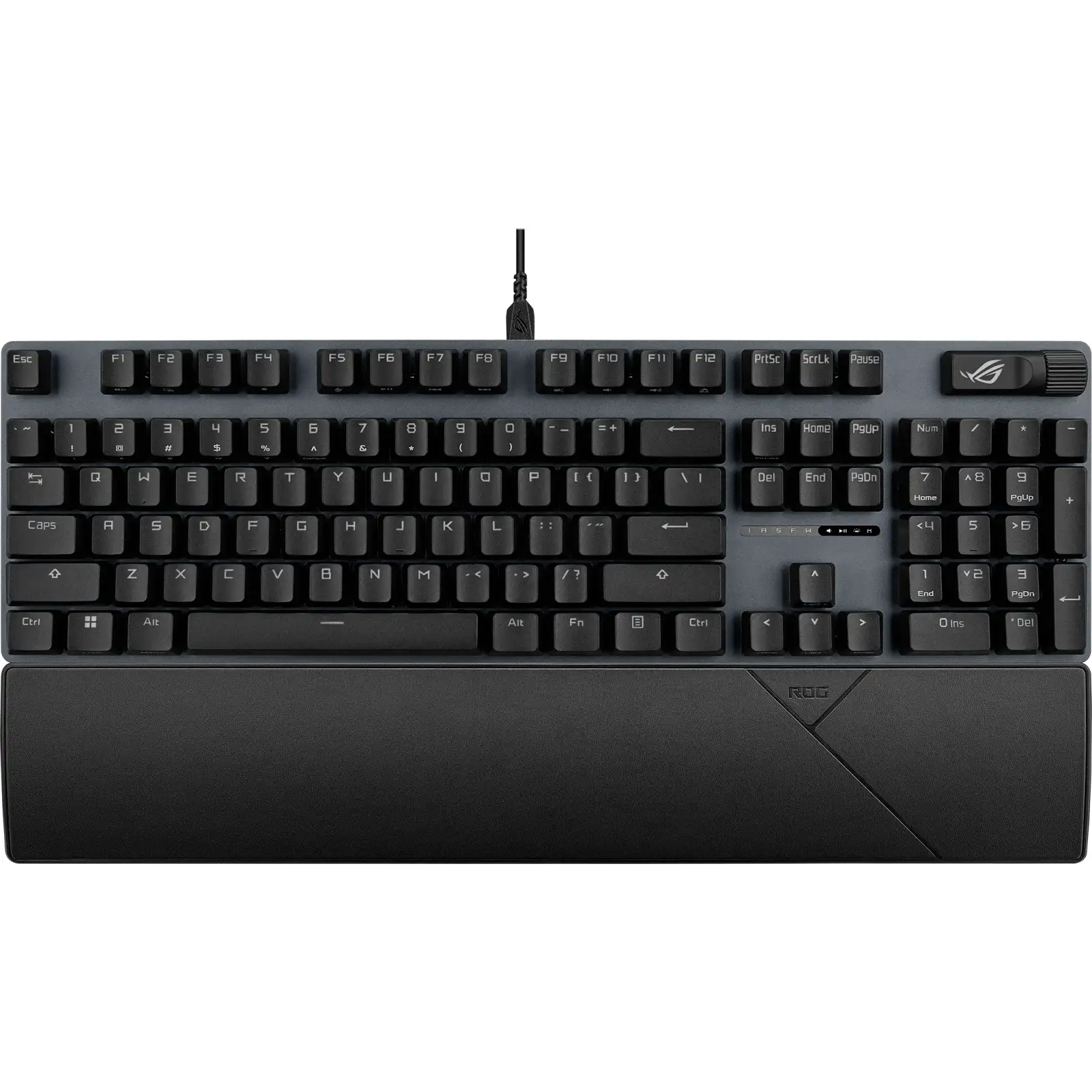 Клавiатура Asus ROG Strix Scope II X NX Snow V2 EN PBT Black (90MP03XF-BKUA20) UA