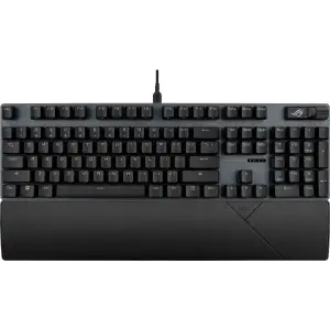 Клавiатура Asus ROG Strix Scope II X NX Snow V2 EN PBT Black (90MP03XF-BKUA20) UA