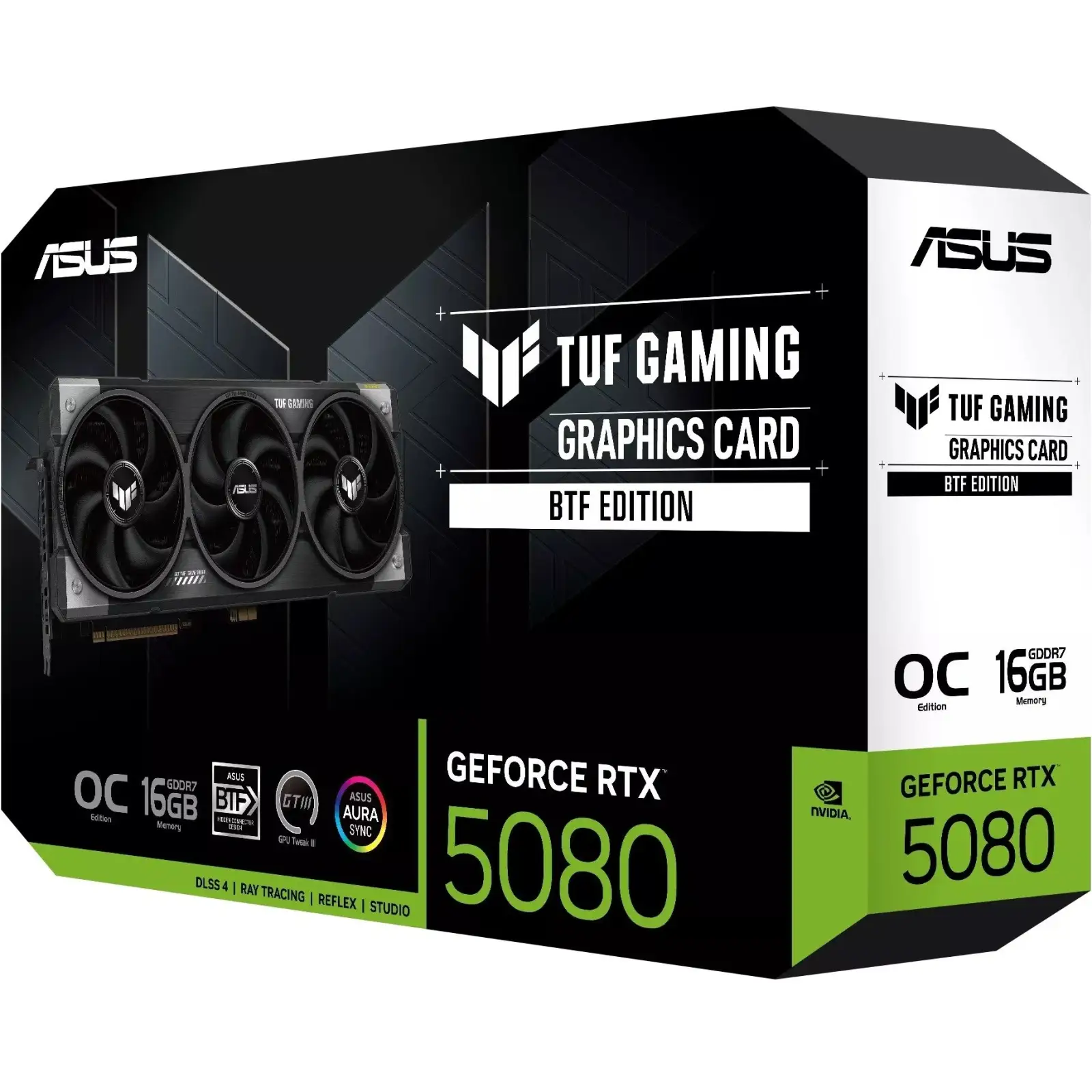 Відеокарта Asus GeForce RTX 5080 16GB GDDR7 TUF Gaming BTF OC (TUF-RTX5080-O16G-BTF-GAMING) UA