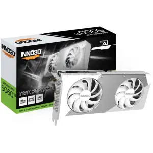 Відеокарта NNO3D GeForce RTX 5060 Ti 16GB TWIN X2 OC WHITE (N506T2-16D7X-191073W) UA
