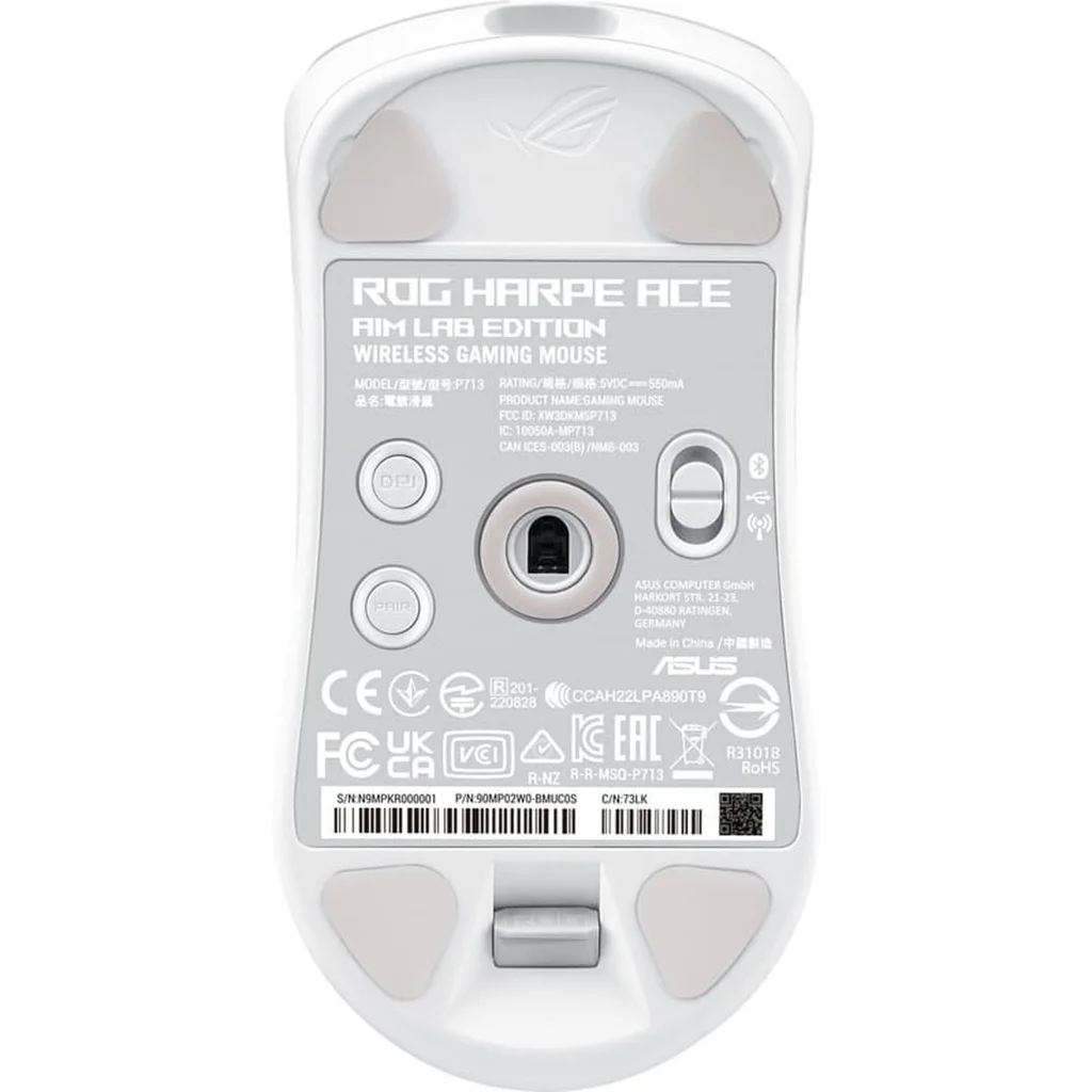 Мышь беспроводная Asus ROG Harpe Ace Aim Lab Edition White (90MP02W0-BMUA10)