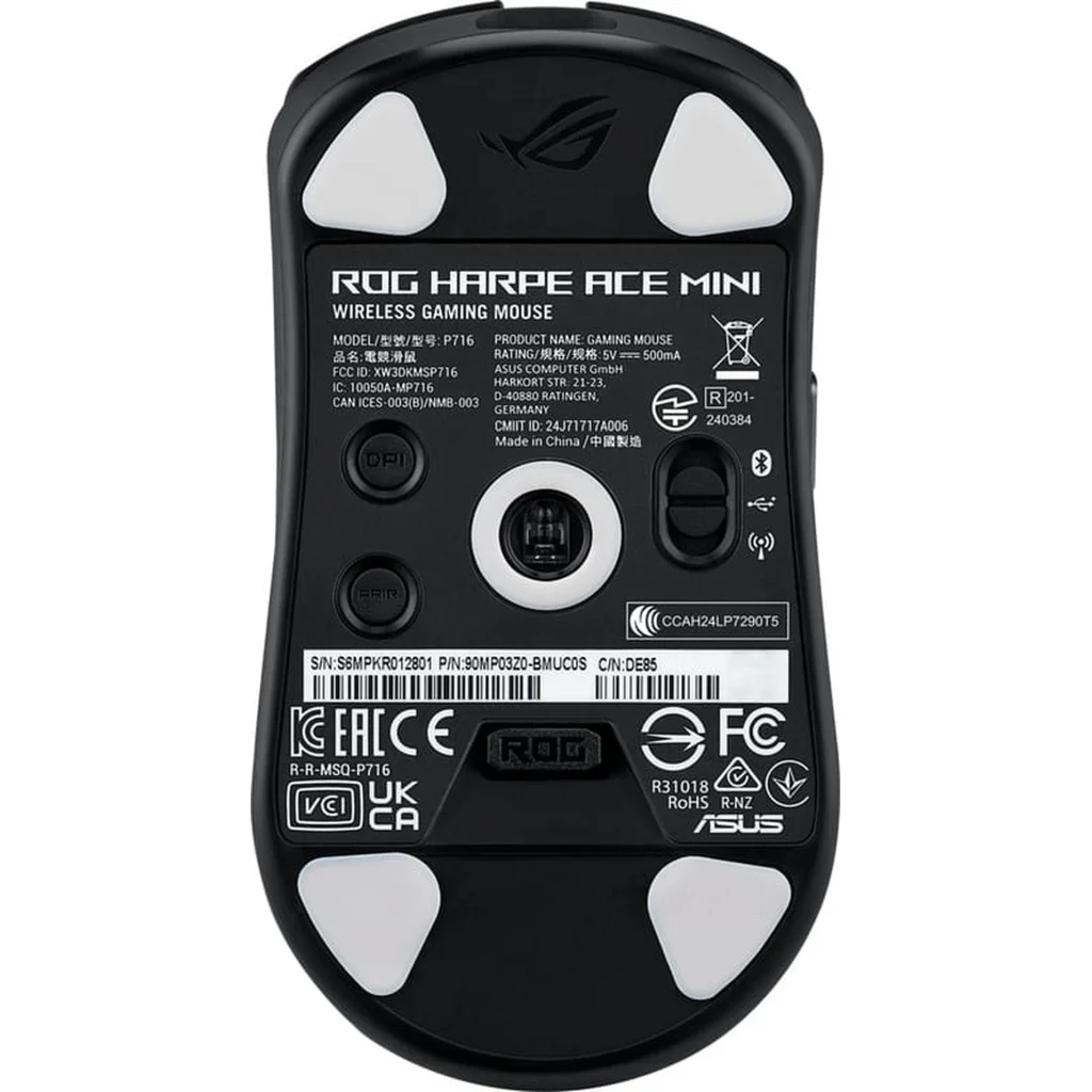 Мышь беспроводная Asus ROG Harpe Ace Mini Black (90MP03Z0-BMUA00)