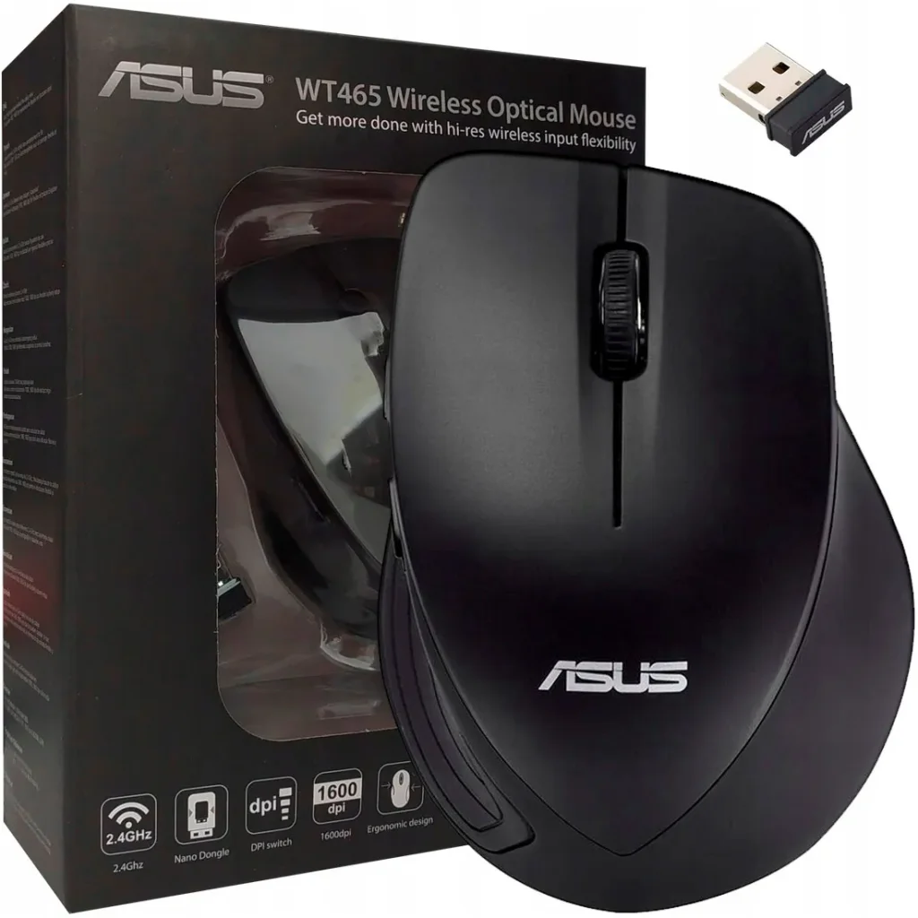 Мышь Asus WT465 Black (90XB0090-BMU040)