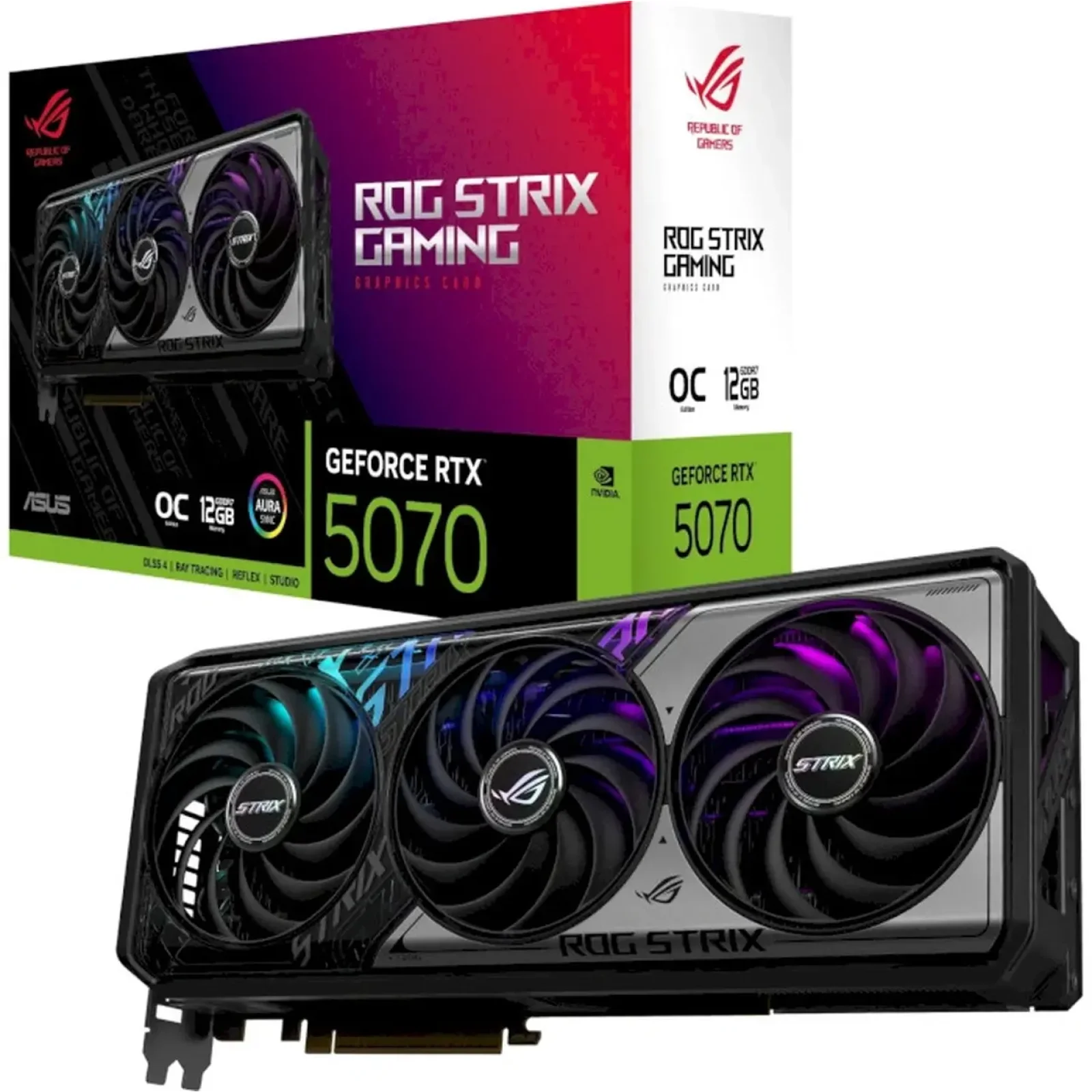Видеокарта Asus ROG-STRIX-RTX5070-O12G-GAMING (90YV0M80-M0NA00)