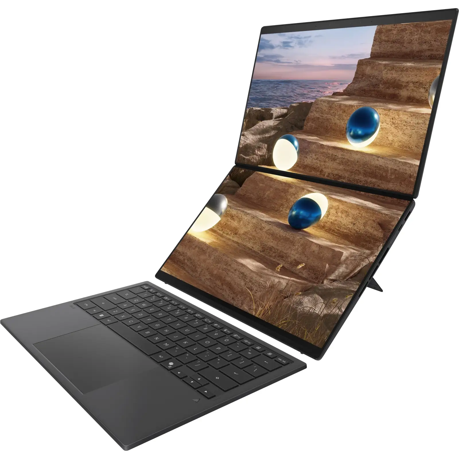 Ноутбук ASUS Zenbook DUO Moher Gray (90NB16V1-M00A40) UA