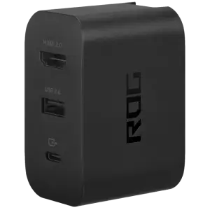 МЗП Asus ROG Gaming Charger Dock AC65-03 65W US+EU+UK/Type-C Black (90XB08FN-BPW000)