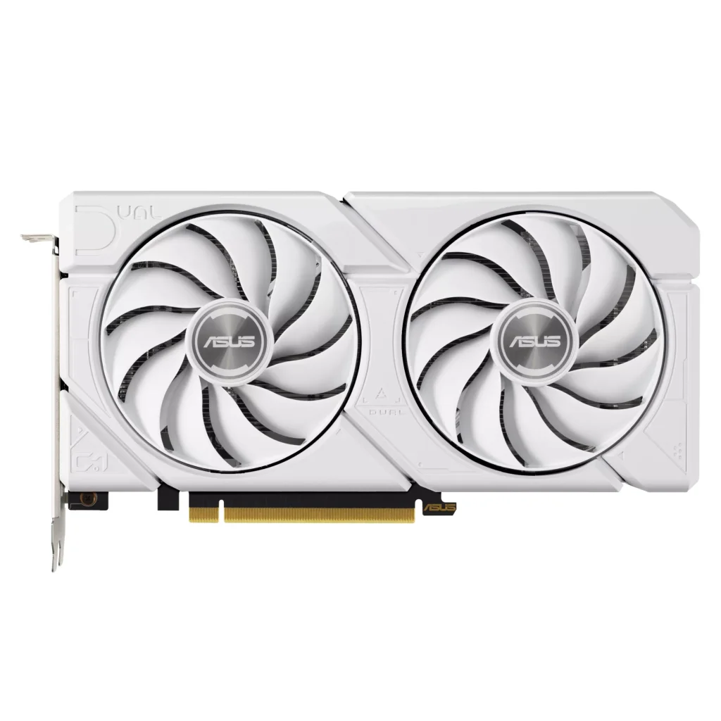 Відеокарта Asus GF RTX 4060 Ti 8GB GDDR6 Dual Evo White OC (DUAL-RTX4060TI-O8G-EVO-WHITE)