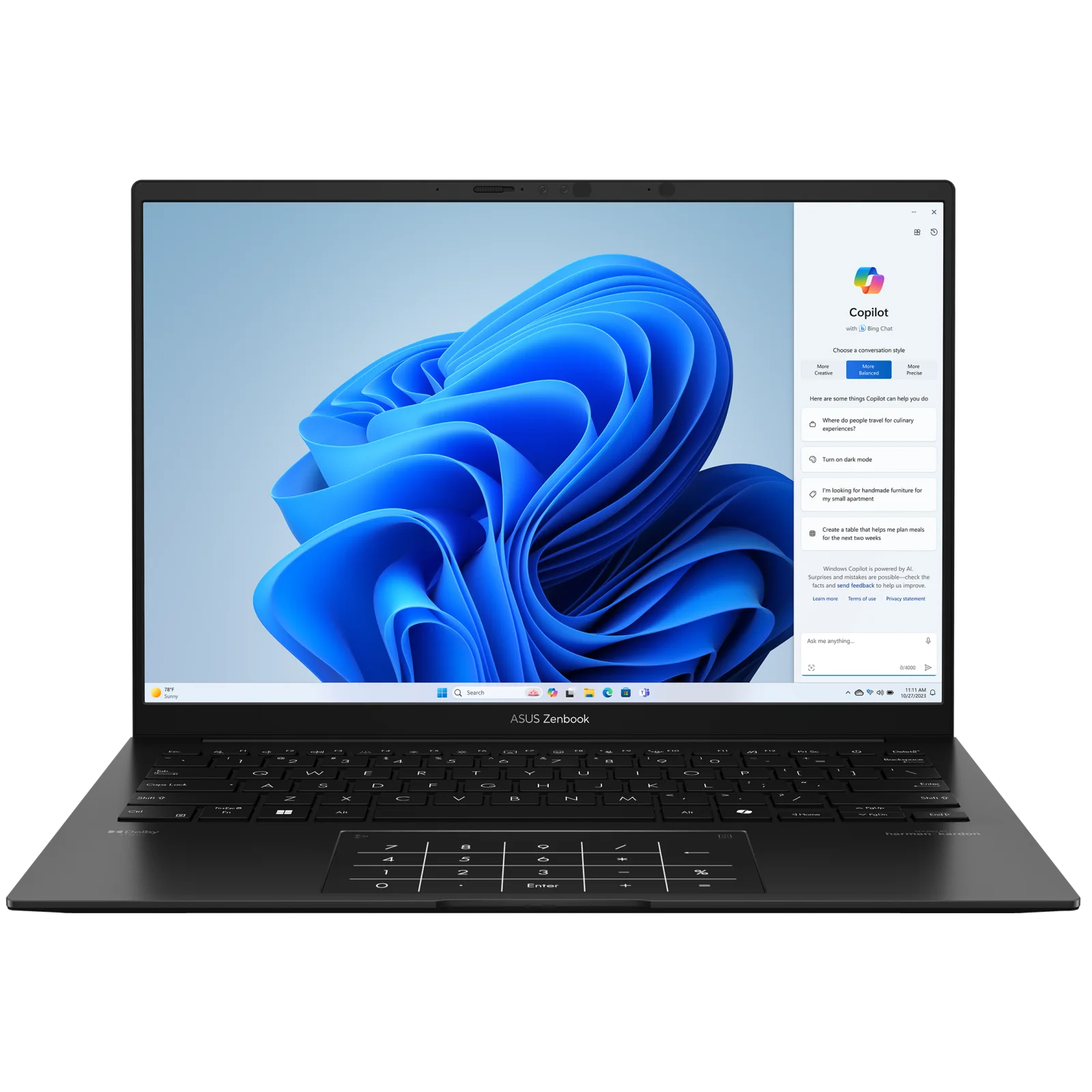 Ноутбук ASUS ZenBook 14 OLED UM3406HA Jade Black (UM3406HA-QD081)