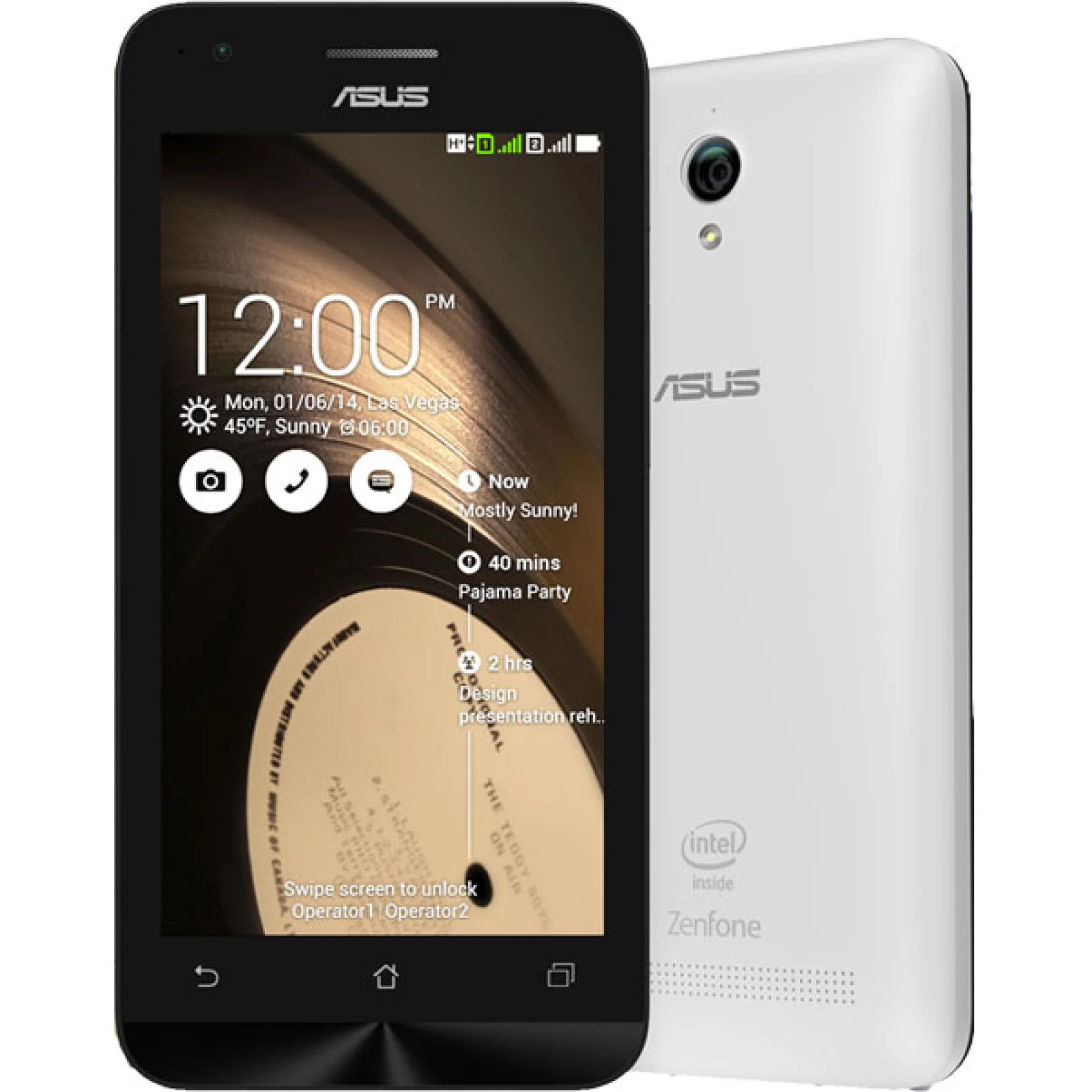Смартфон Asus Zenfone C ZC451CG White (8Гб/1Гб) UA