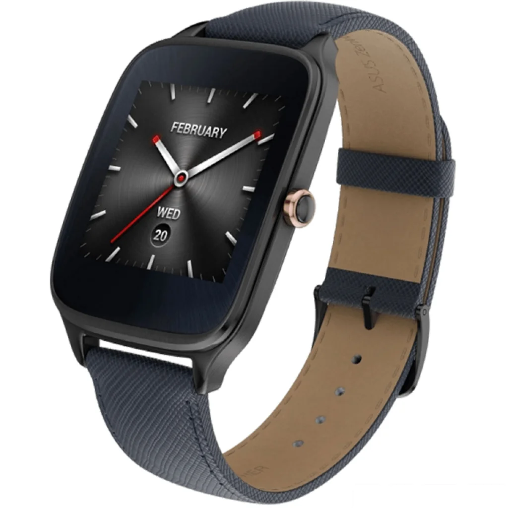 Смарт-часы ASUS ZenWatch 2 WI501Q Gunmetal Dark Blue Leather