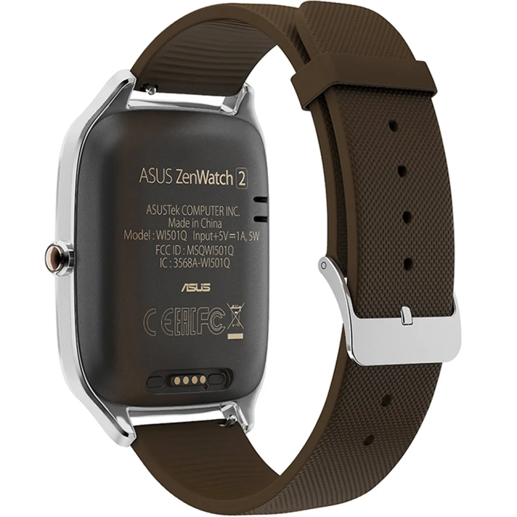Смарт-часы ASUS ZenWatch 2 WI501Q Silver Rubber Taupe (WI501Q-1B-GB1)