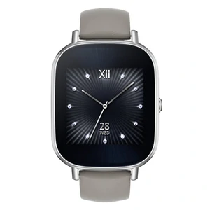 Смарт-часы ASUS ZenWatch 2 Stainless Steel WI502Q Silver/Khaki Leather